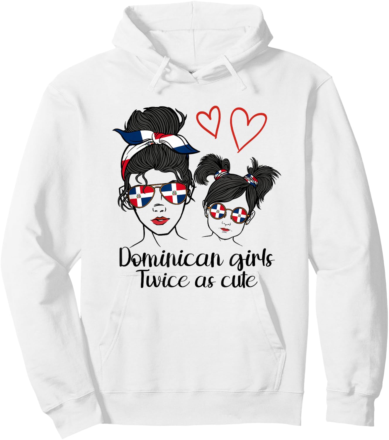 Republica dominicana For Girl Dominican mother Hoodie - Hoodie | White