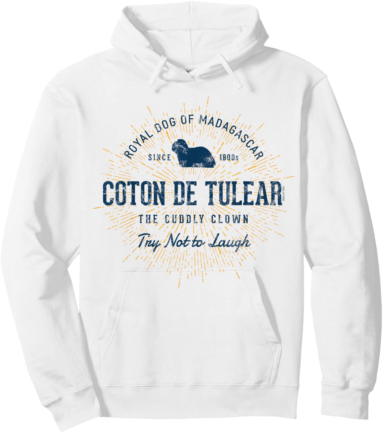 Vintage Coton de Tulear Retro Hoodie - Hoodie | White