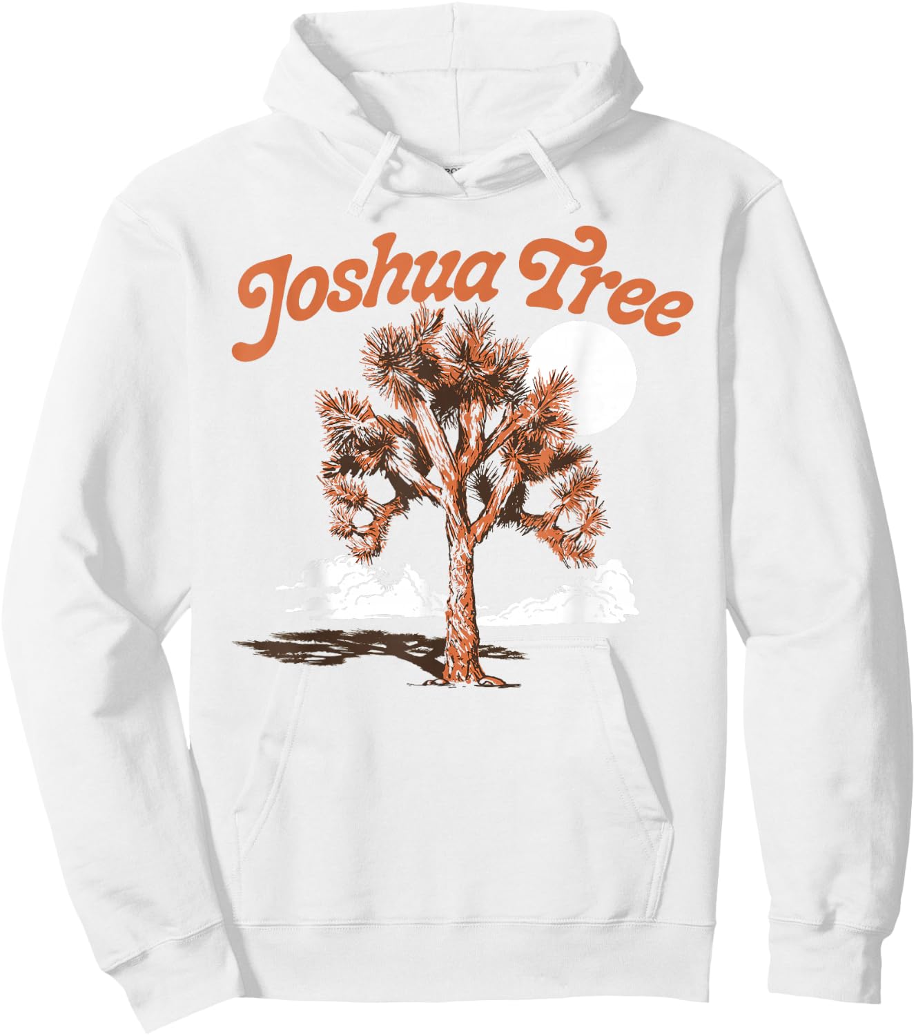 Vintage Joshua Tree Vintage Eighties 80s Hoodie - Hoodie | White