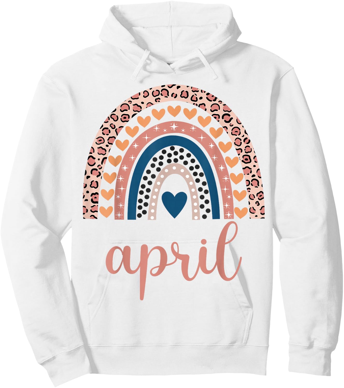 April April Name Birthday Shirt Gift Hoodie - Hoodie | White