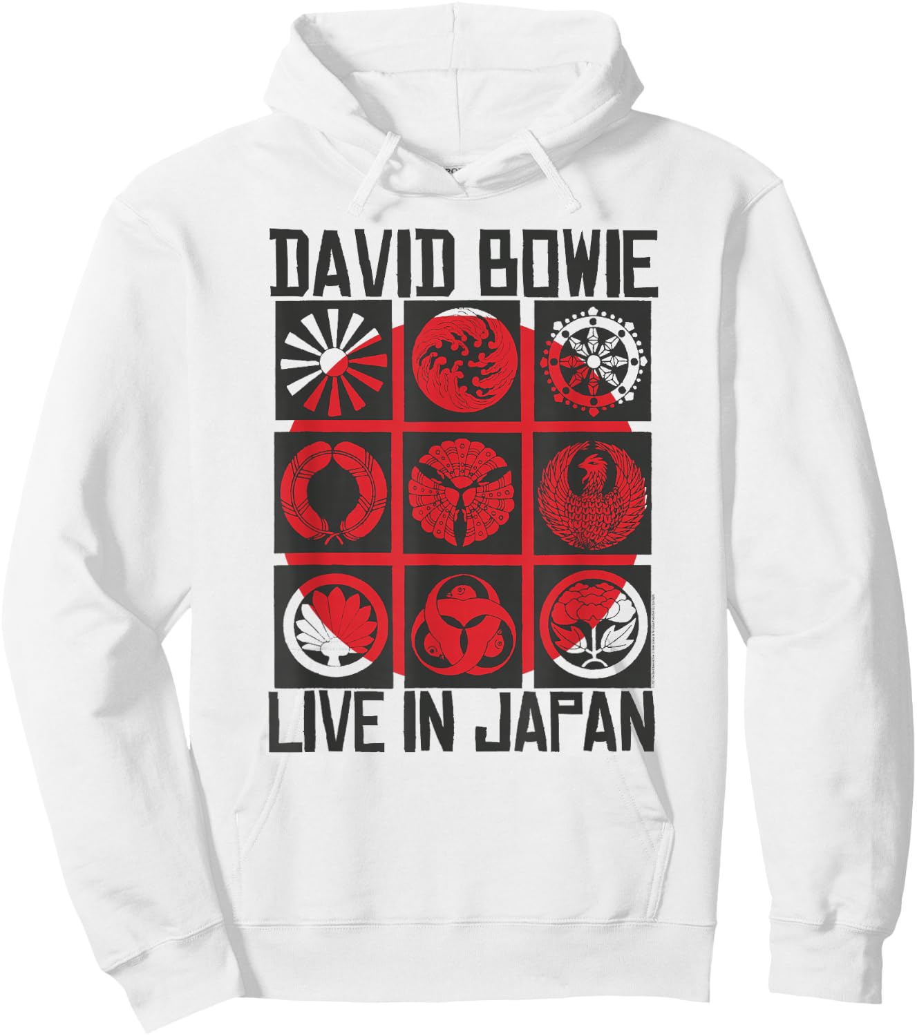 David Bowie - Live In Japan Hoodie - Hoodie | White