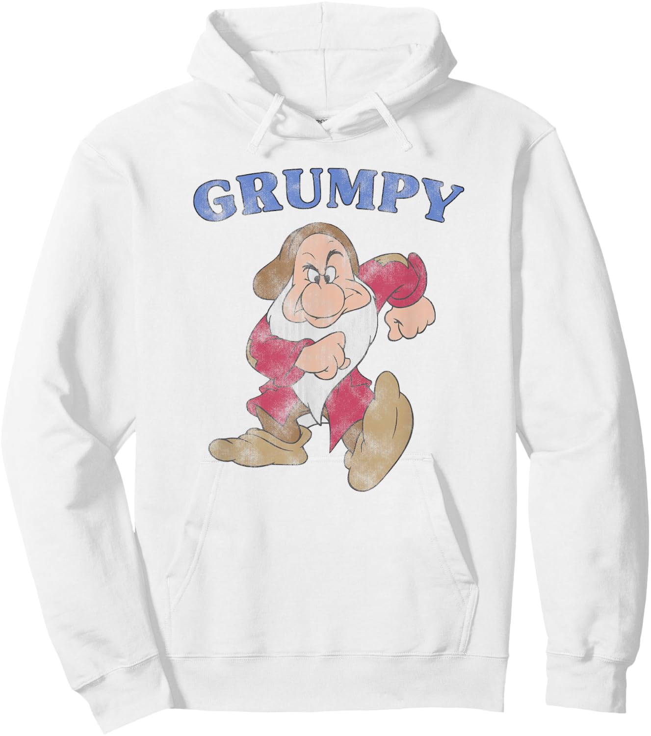 Disney Snow White and The Seven Dwarfs A Grumpy Character Hoodie - Hoodie | White