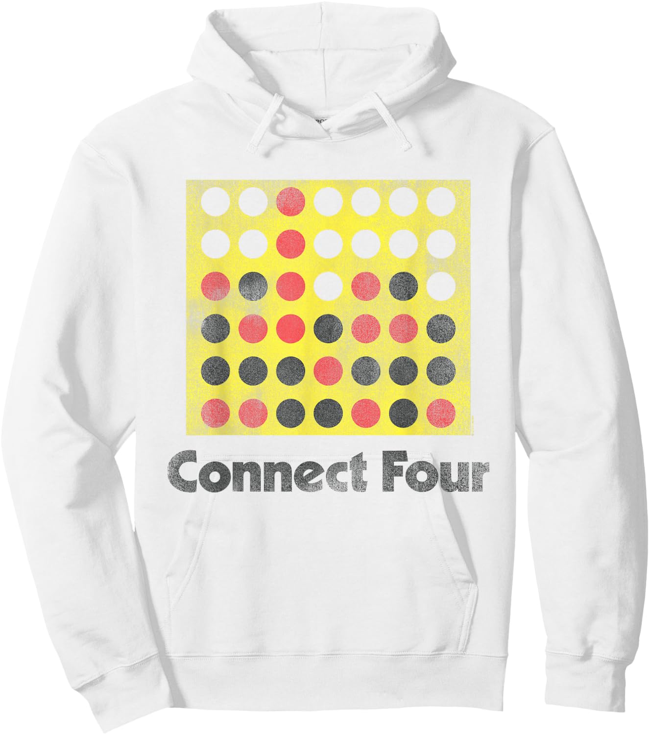 Connect Four Connect Four Red Hoodie - Hoodie | White