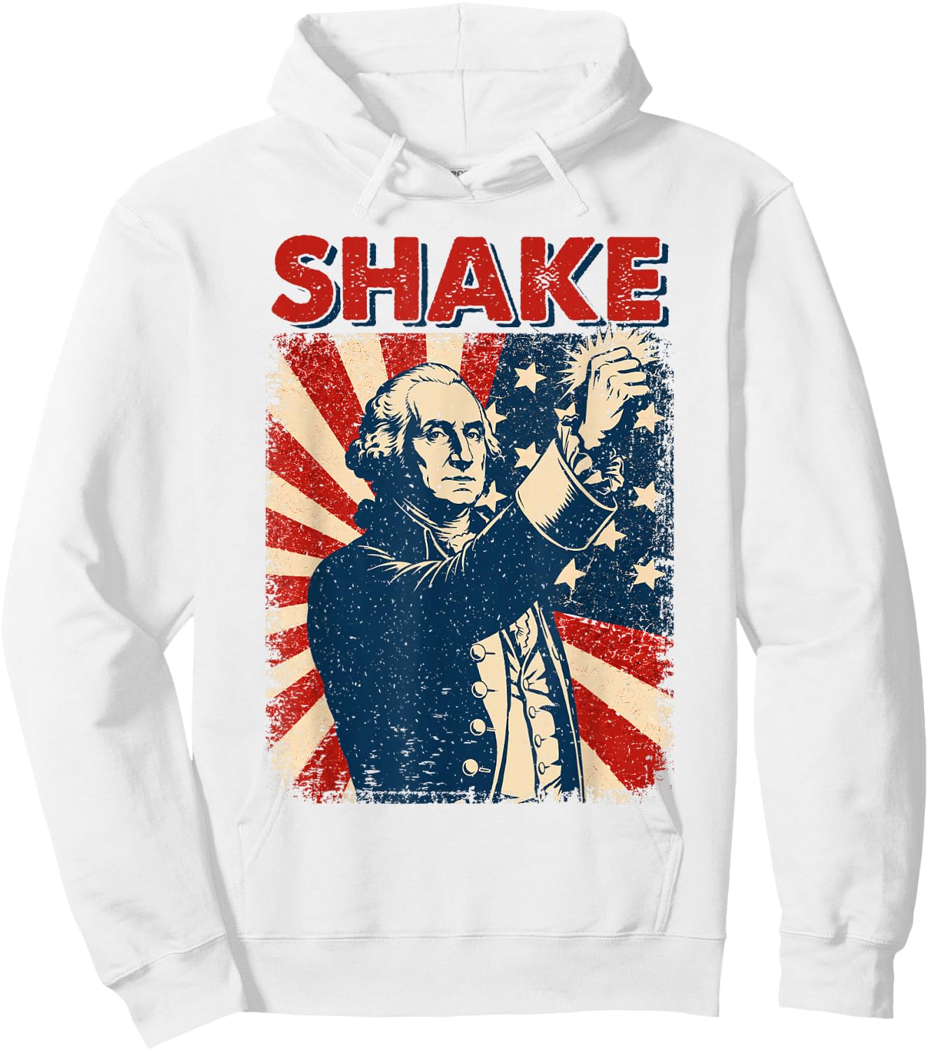 Funny Shake Matching Couples 4th of July Joke Men Women Hoodie - Hoodie | White