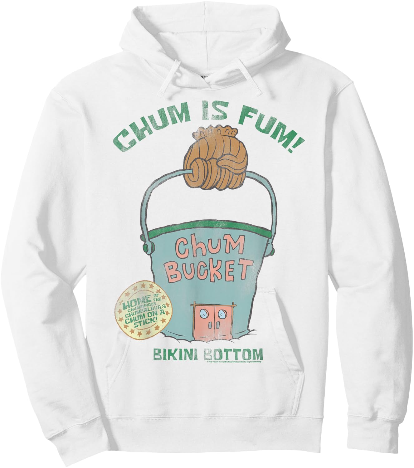 SpongeBob SquarePants The Chum Bucket Hoodie - Hoodie | White
