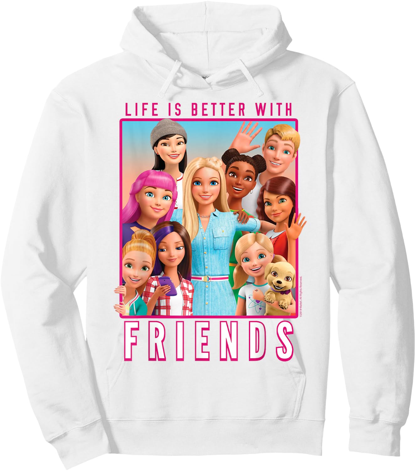 Barbie - Dreamhouse Adventure with Friends Hoodie - Hoodie | White