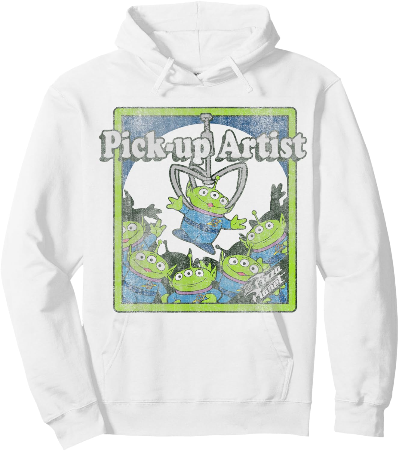Disney Pixar Toy Story The Claw Aliens Pick-up Artist Hoodie - Hoodie | White