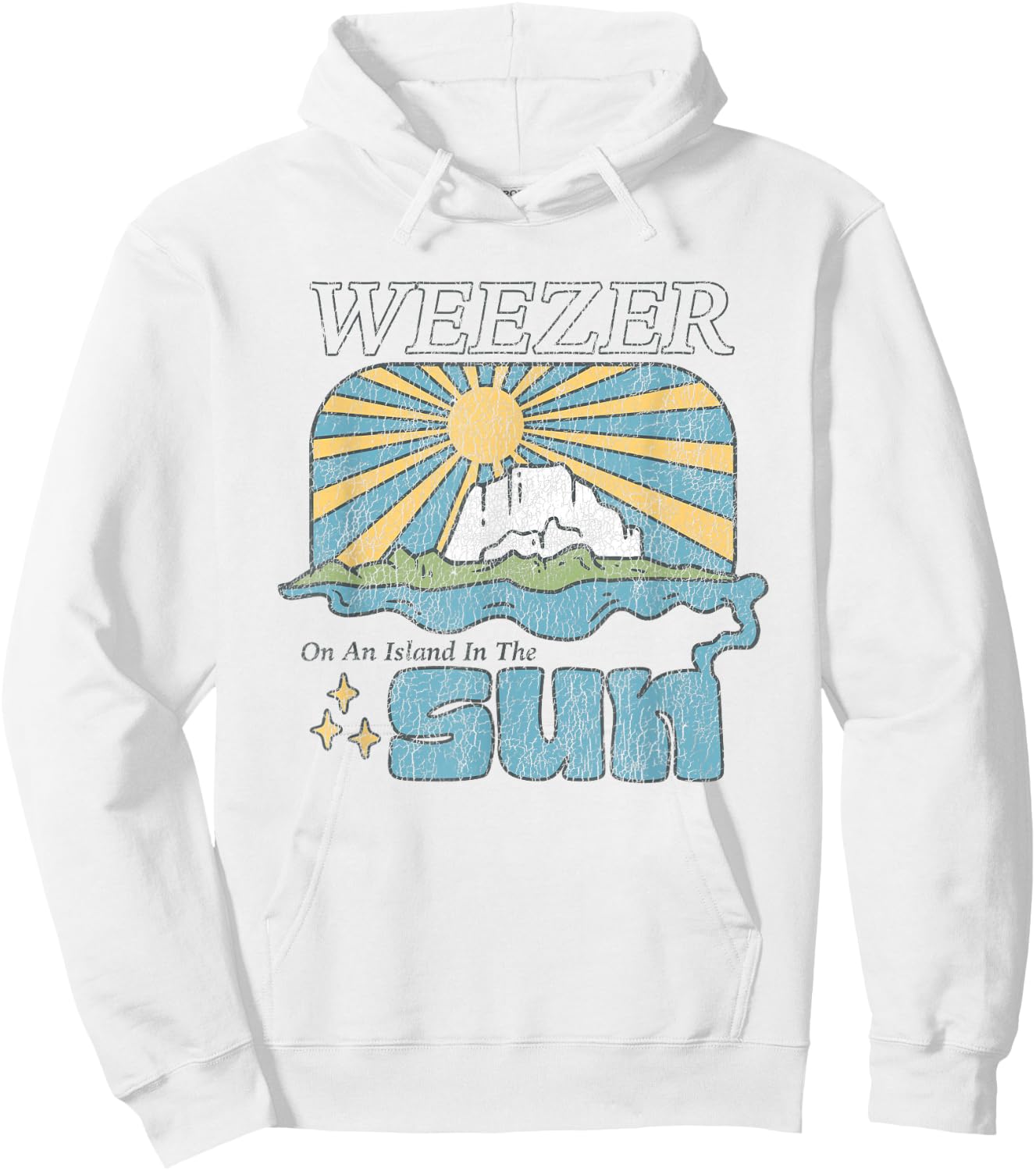 Weezer - Island In the Sun Hoodie - Hoodie | White