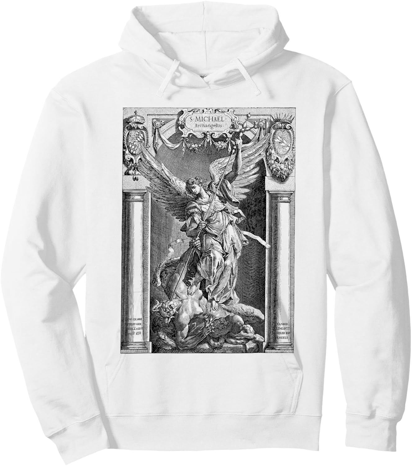 Archangel Michael. Hoodie - Hoodie | White