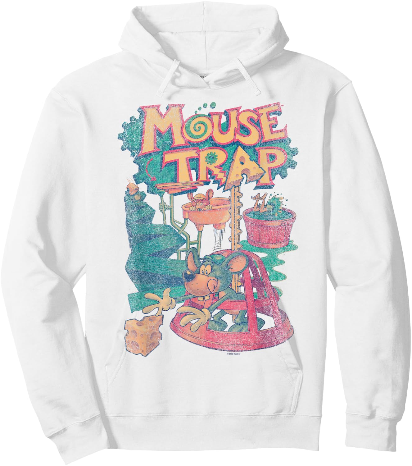 Mouse Trap Contraption Hoodie - Hoodie | White
