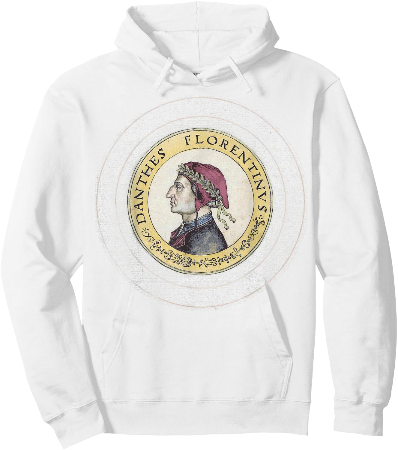 Dante Alighieri Italian Italy Divine Comedy Purgatory, Light Hoodie - Hoodie | White
