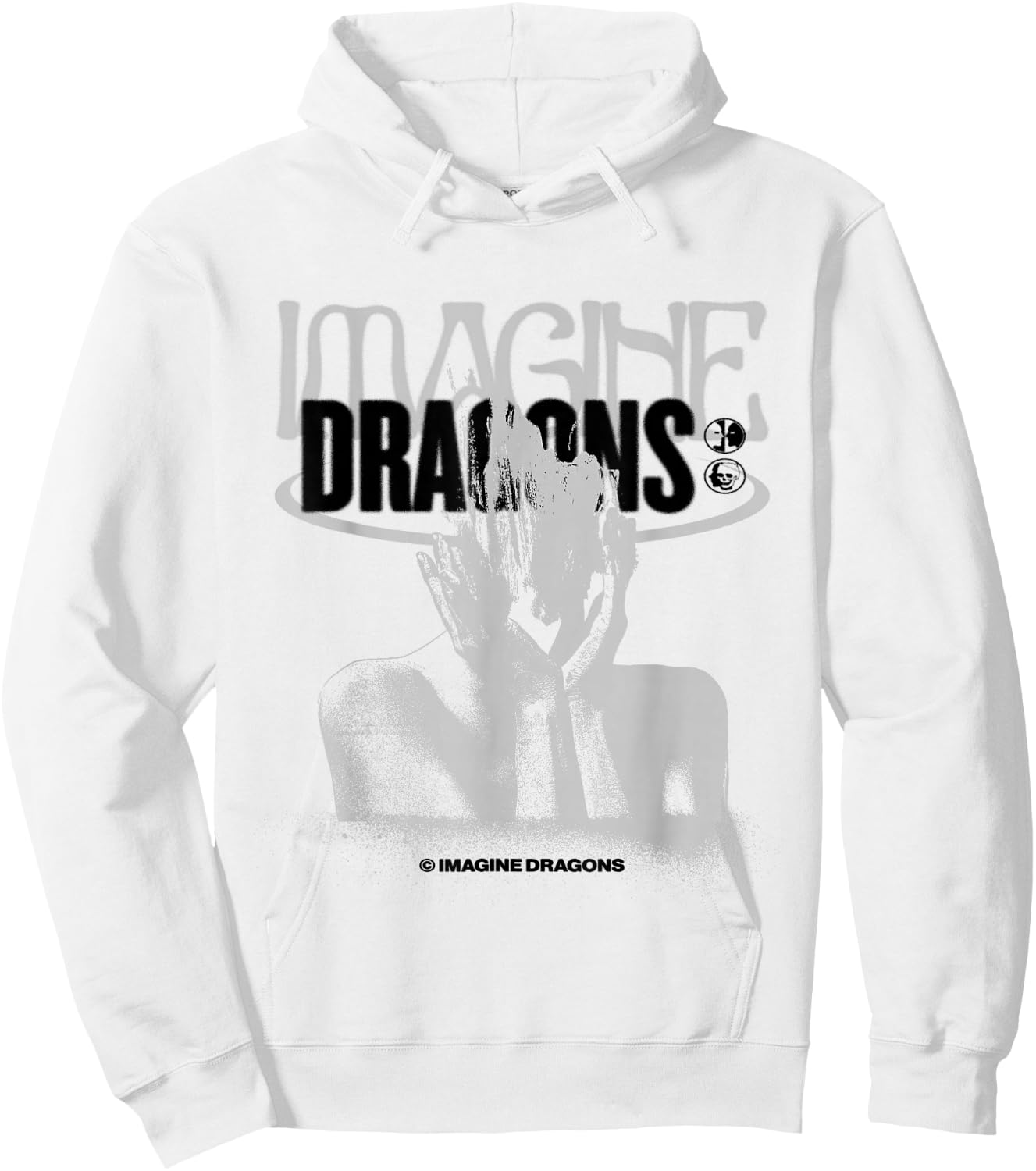 Official Imagine Dragons Exclusive Scream Hoodie - Hoodie | White