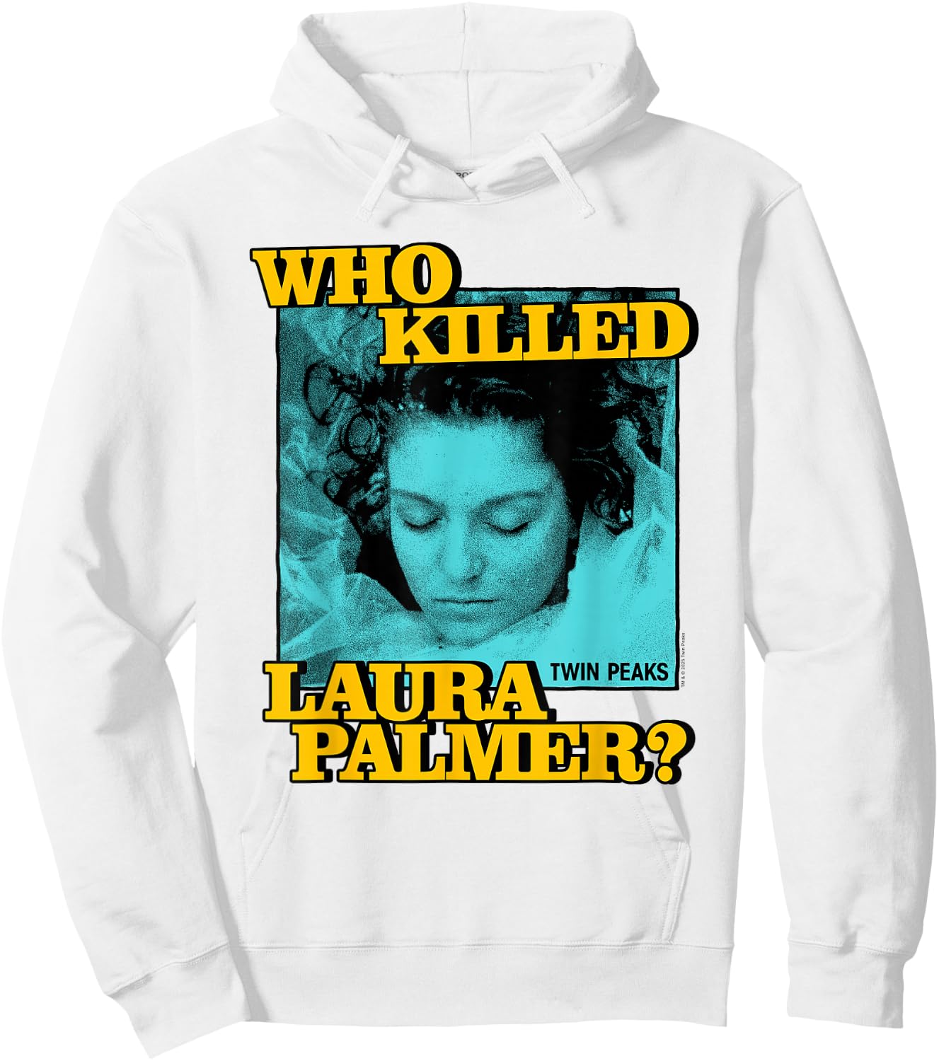 Twin Peaks Pop Art Laura Palmer TV Show Hoodie - Hoodie | White