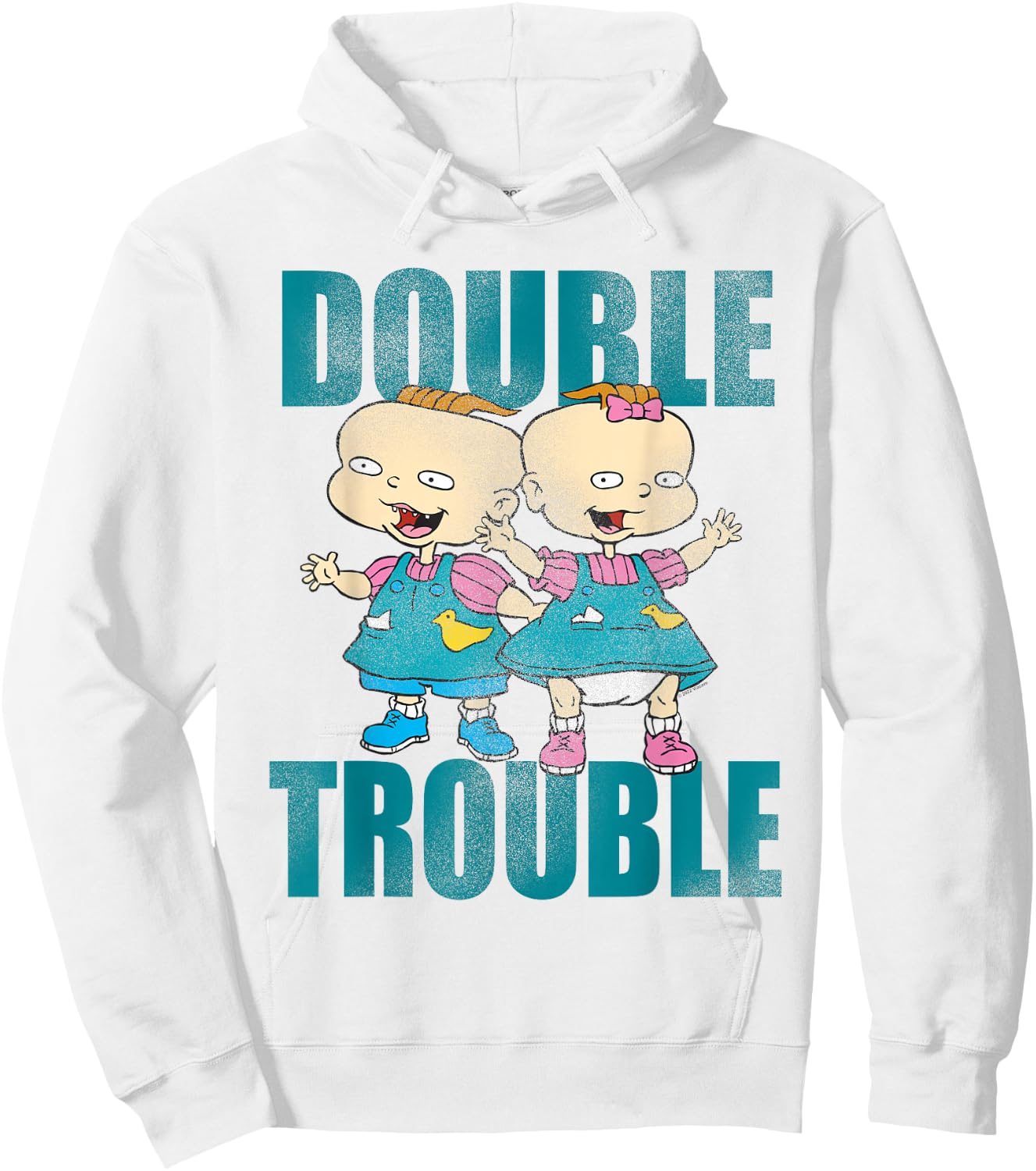 Rugrats Phil and Lil Double Trouble Hoodie - Hoodie | White