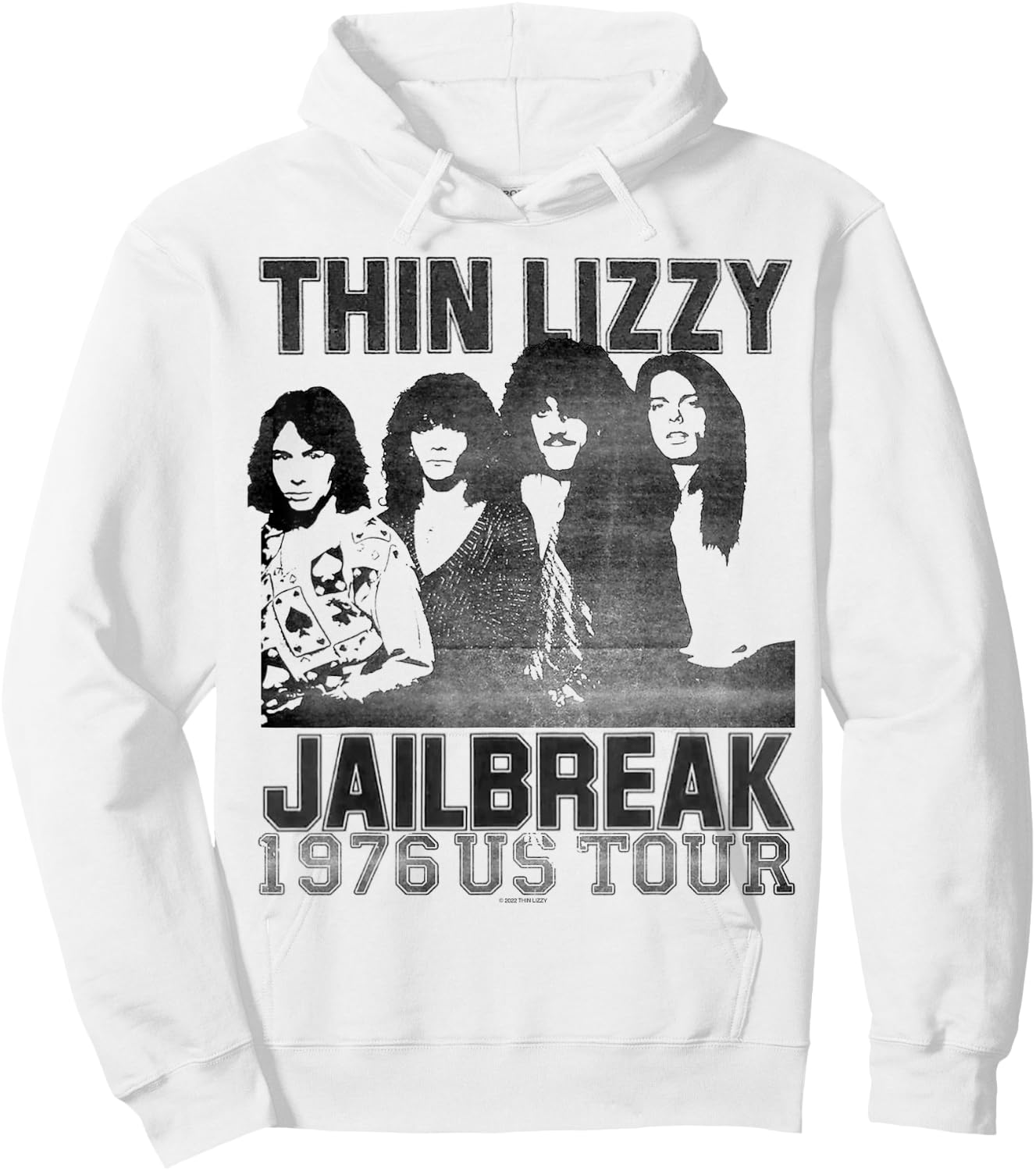 Thin Lizzy – Jailbreak US Tour Hoodie - Hoodie | White