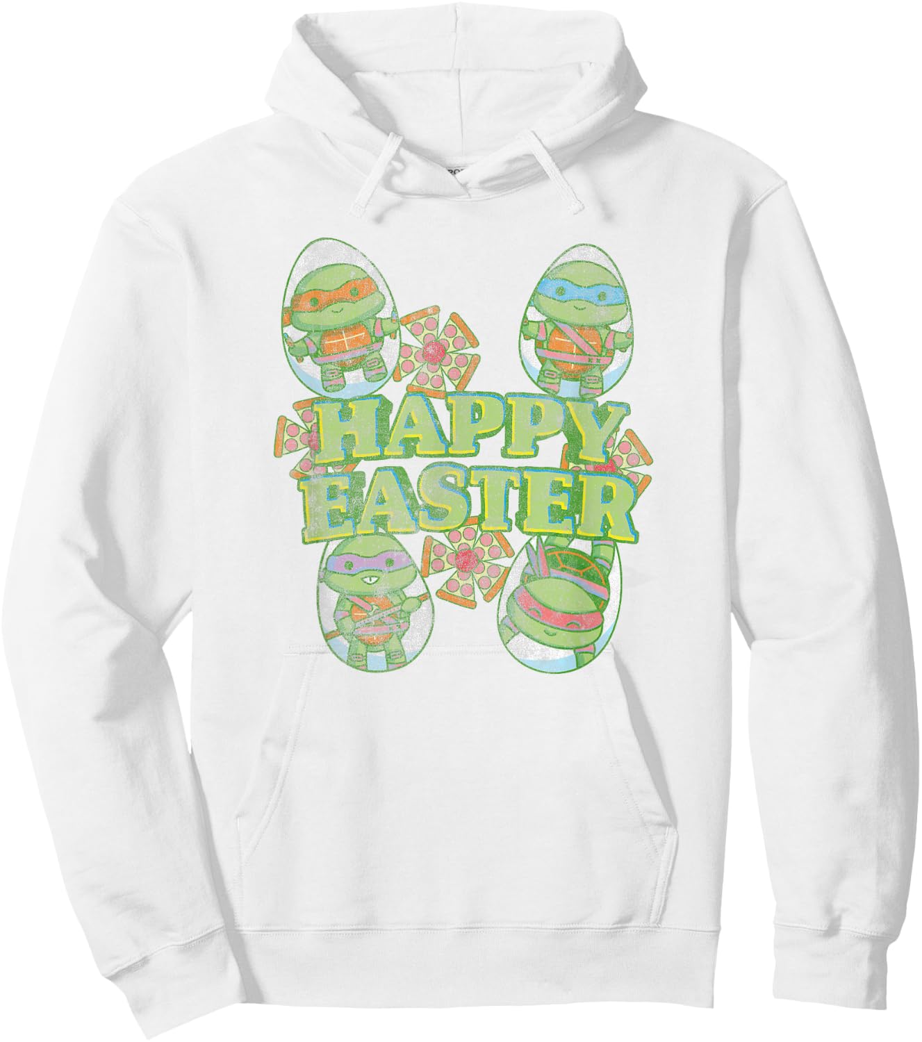 Teenage Mutant Ninja Turtles Happy Easter Turtle Eggs Hoodie - Hoodie | White
