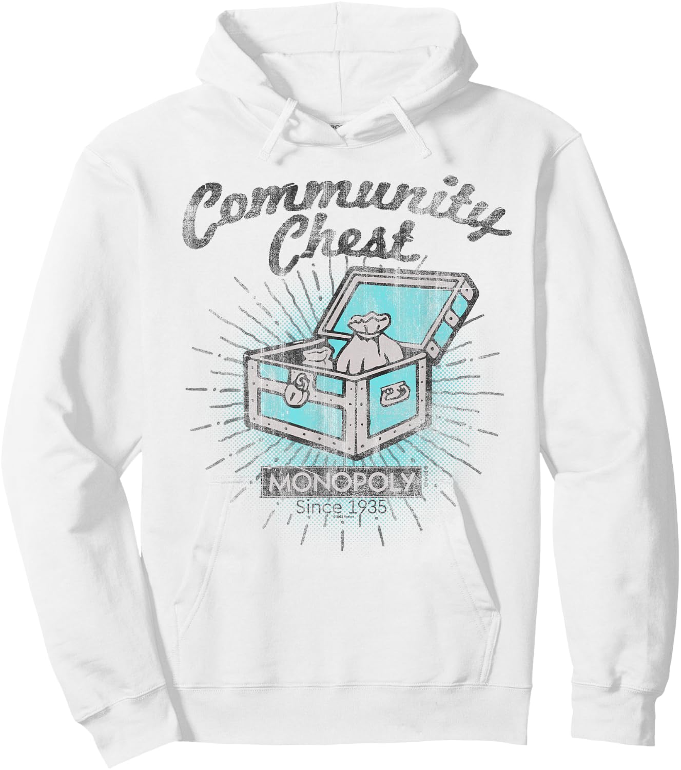 Monopoly Community Chest Hoodie - Hoodie | White