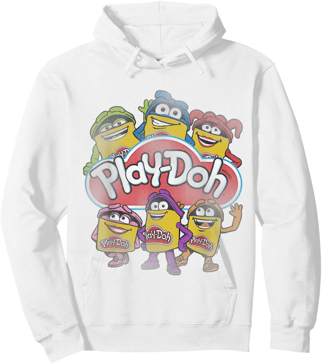 Play-Doh Colorful Characters Hoodie - Hoodie | White