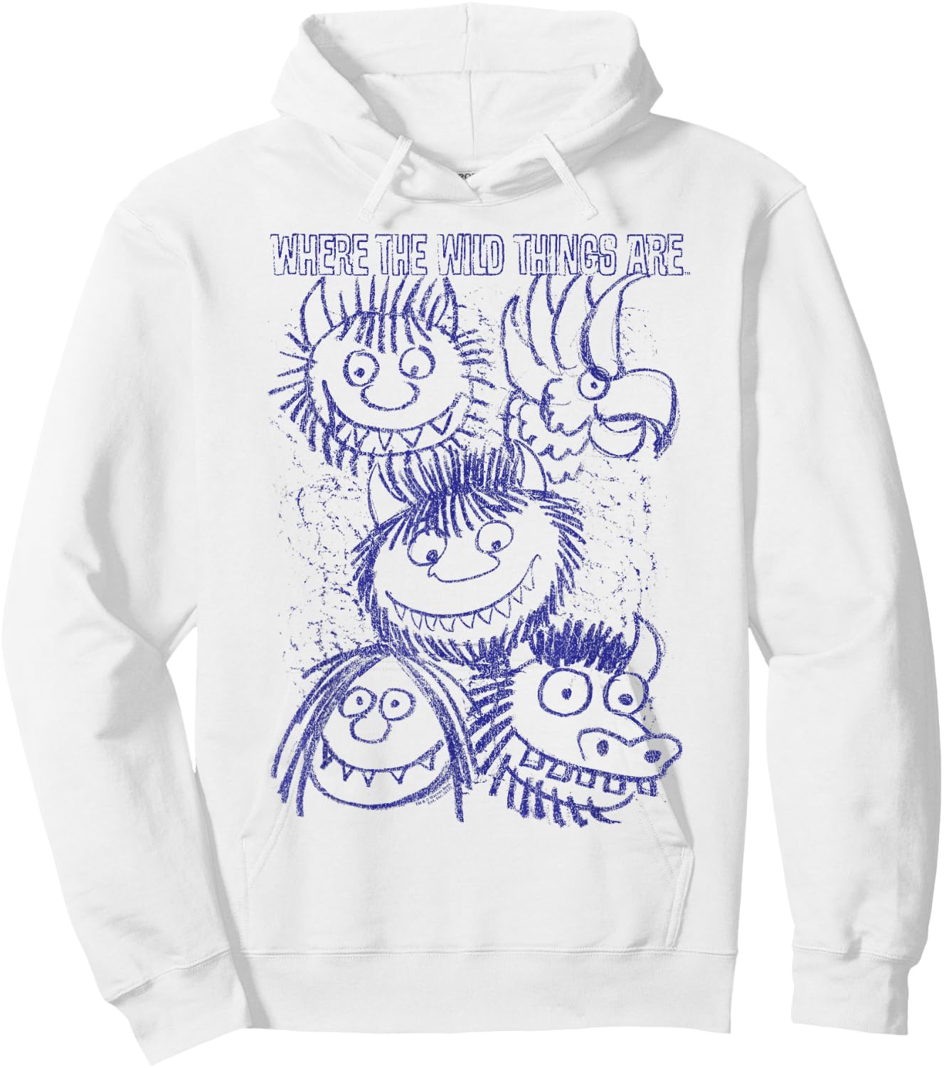 Where the Wild Things Are Wild Sketch Hoodie - Hoodie | White