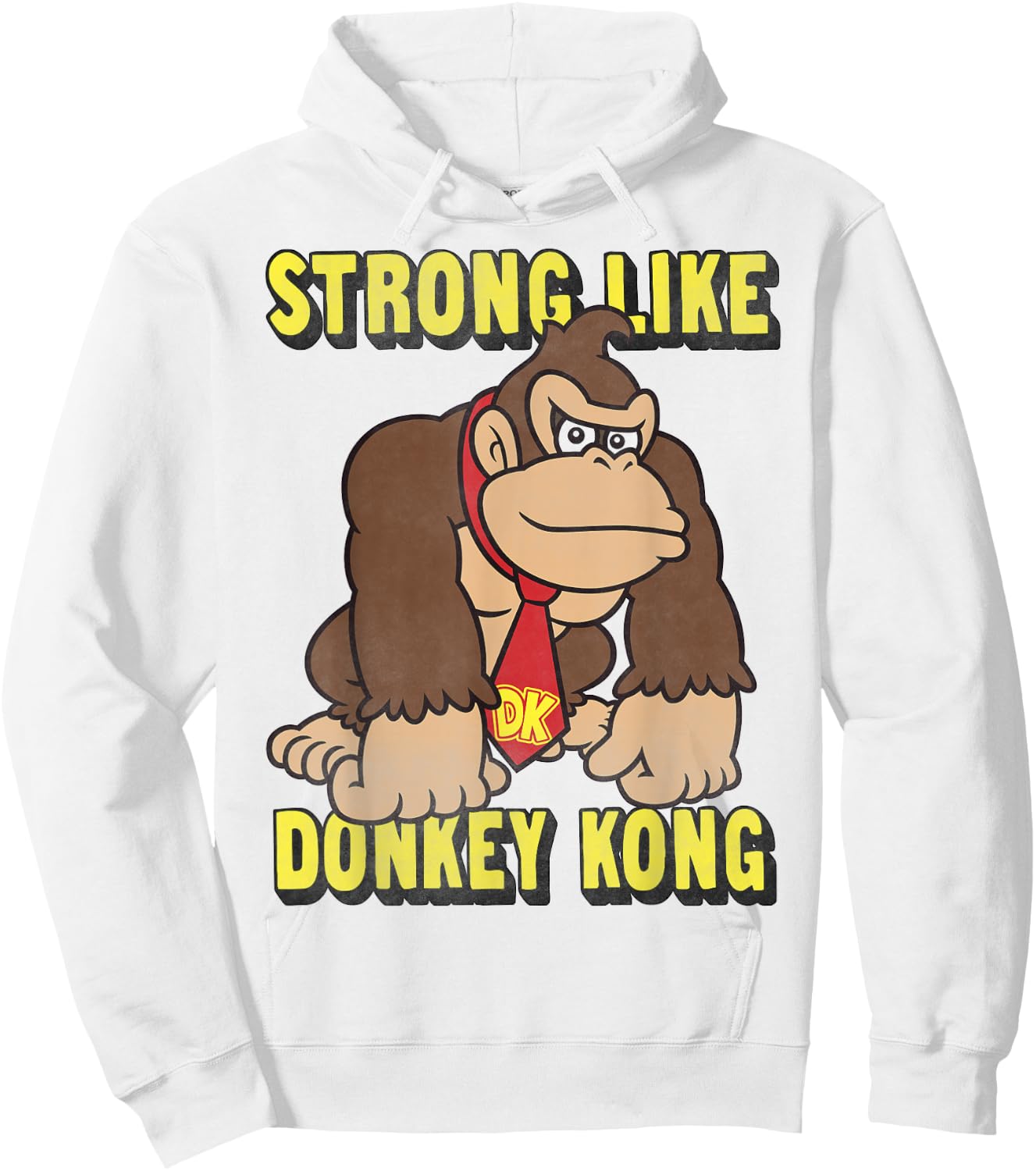 Nintendo Strong Like Donkey Kong Portrait Graphic Hoodie - Hoodie | White
