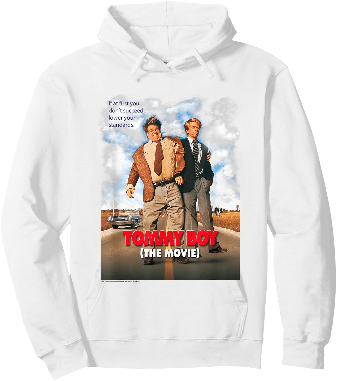 Tommy Boy Movie Poster Hoodie - Hoodie | White