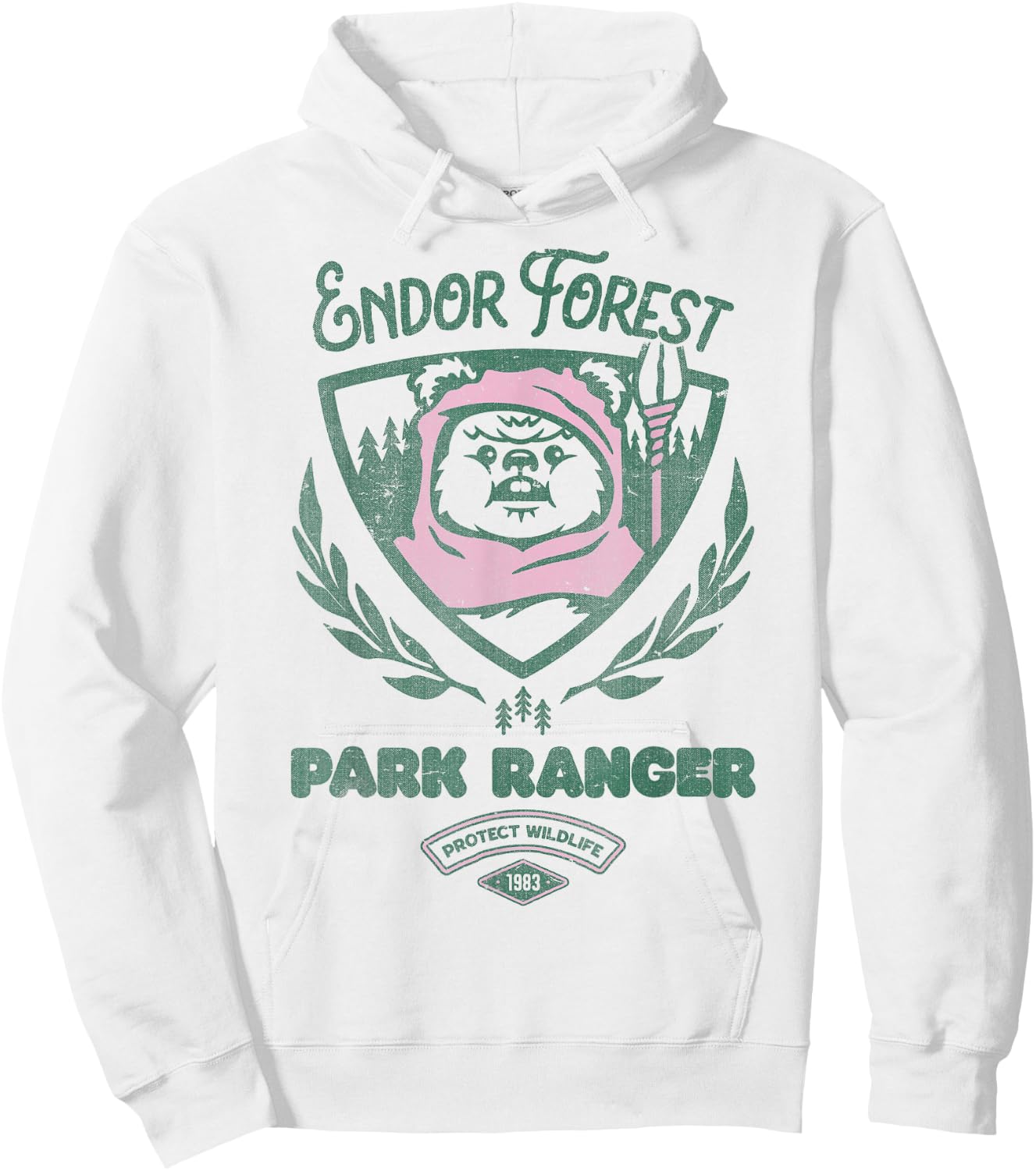 Star Wars Ewok Park Ranger Hoodie - Hoodie | White