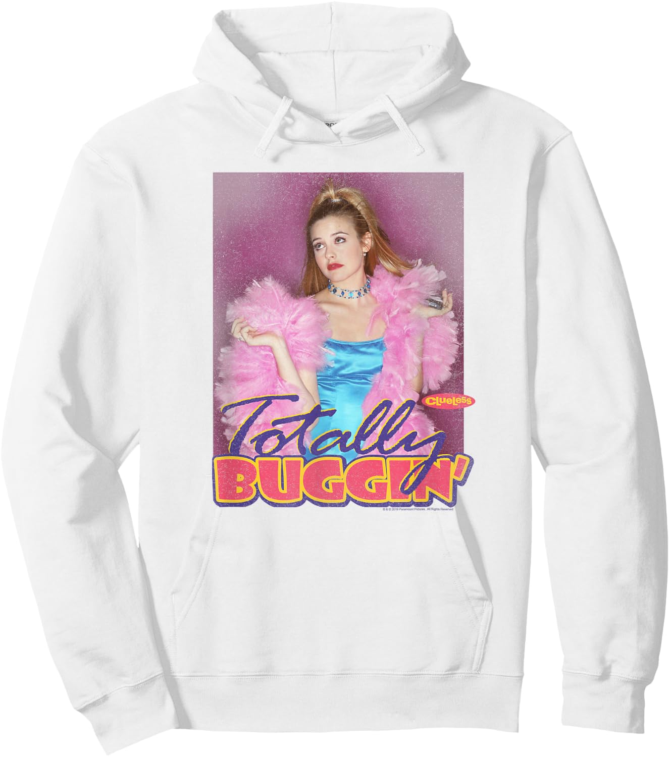 Clueless Totally Buggin Hoodie - Hoodie | White