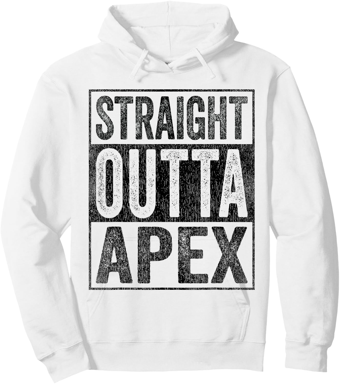 Apex Clothing Straight Outta Apex Hoodie - Hoodie | White