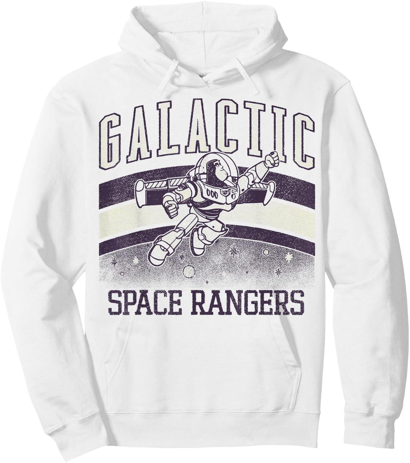 Disney Pixar Toy Story Buzz Lightyear Galactic Space Rangers Hoodie - Hoodie | White