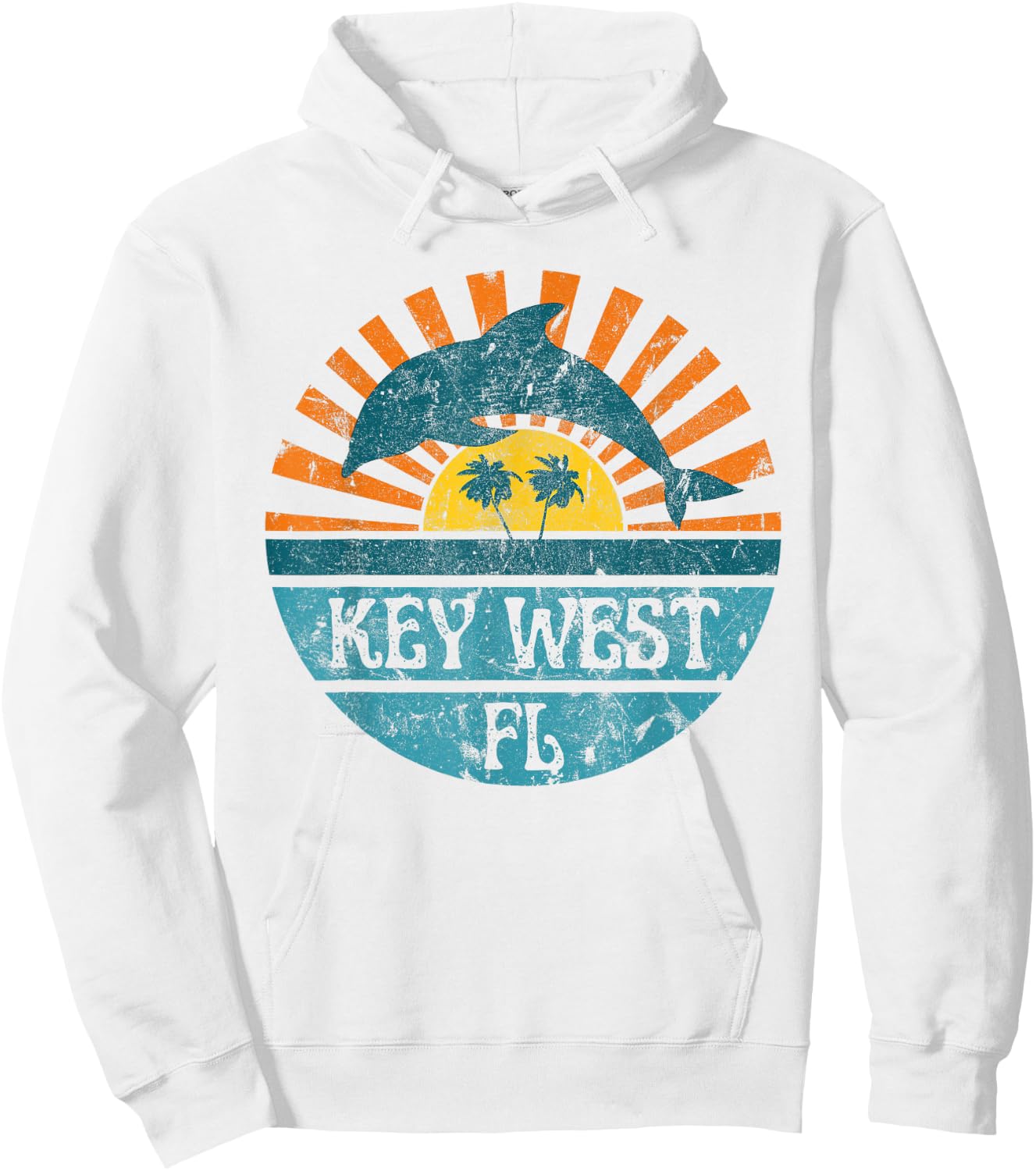 Key West Women Girls Kids Hoodie - Hoodie | White