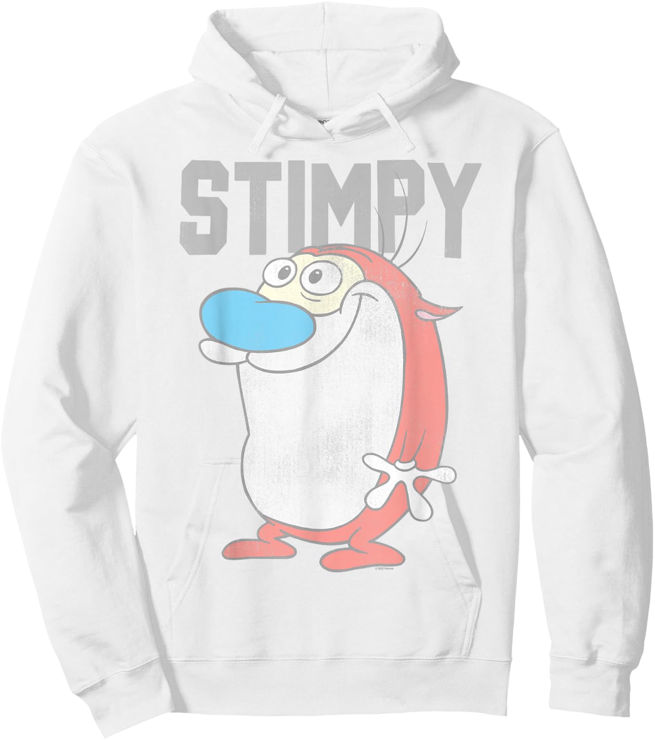 Ren and Stimpy College Stimpy Hoodie - Hoodie | White