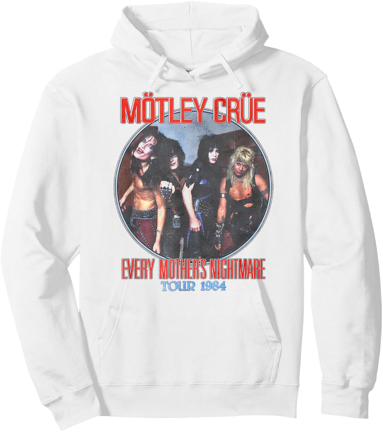 Mötley Crüe – Every Mother's Nightmare 84 Tour Hoodie - Hoodie | White
