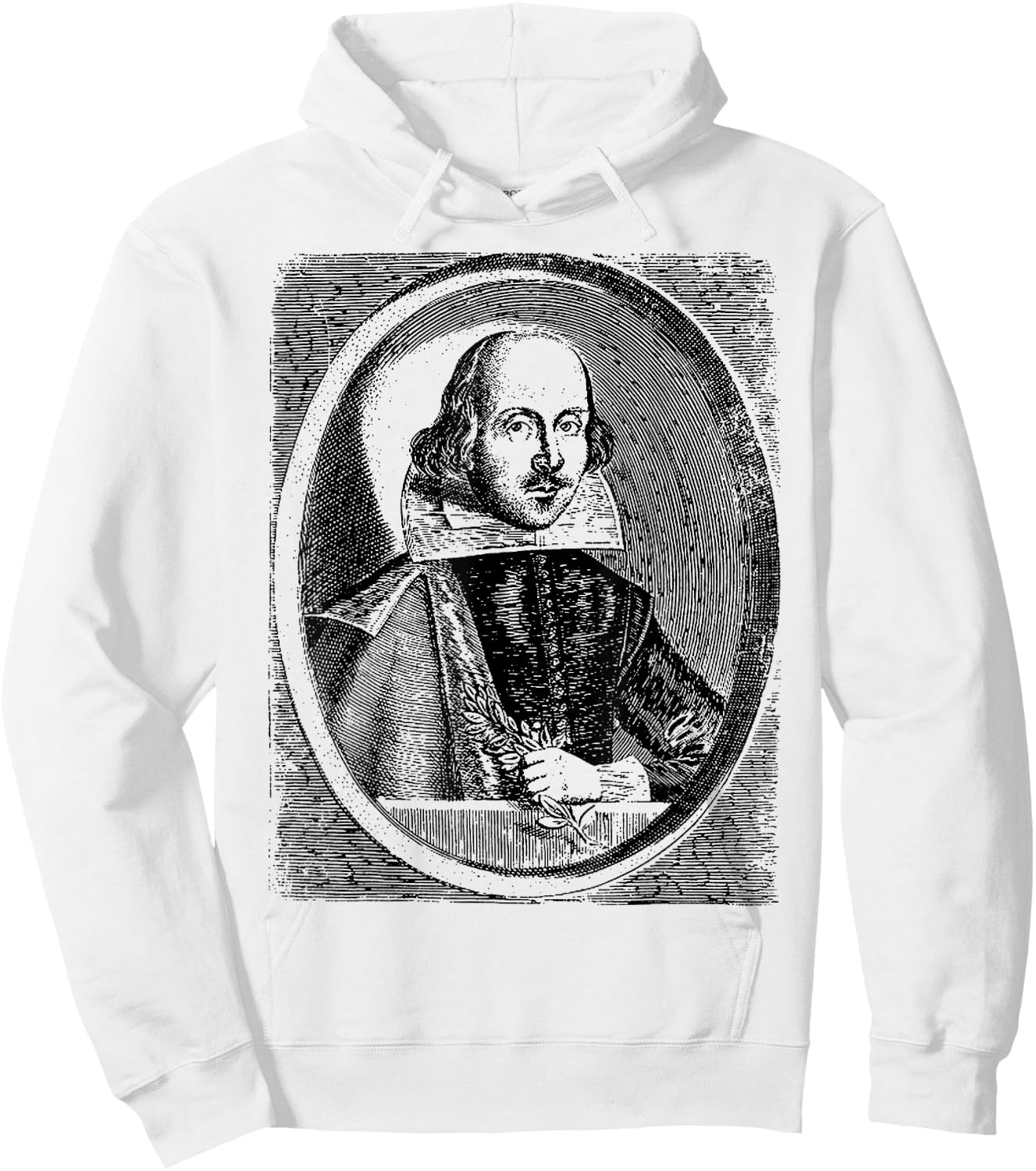 William Shakespeare Retro Classic Will Shakespeare Hoodie - Hoodie | White