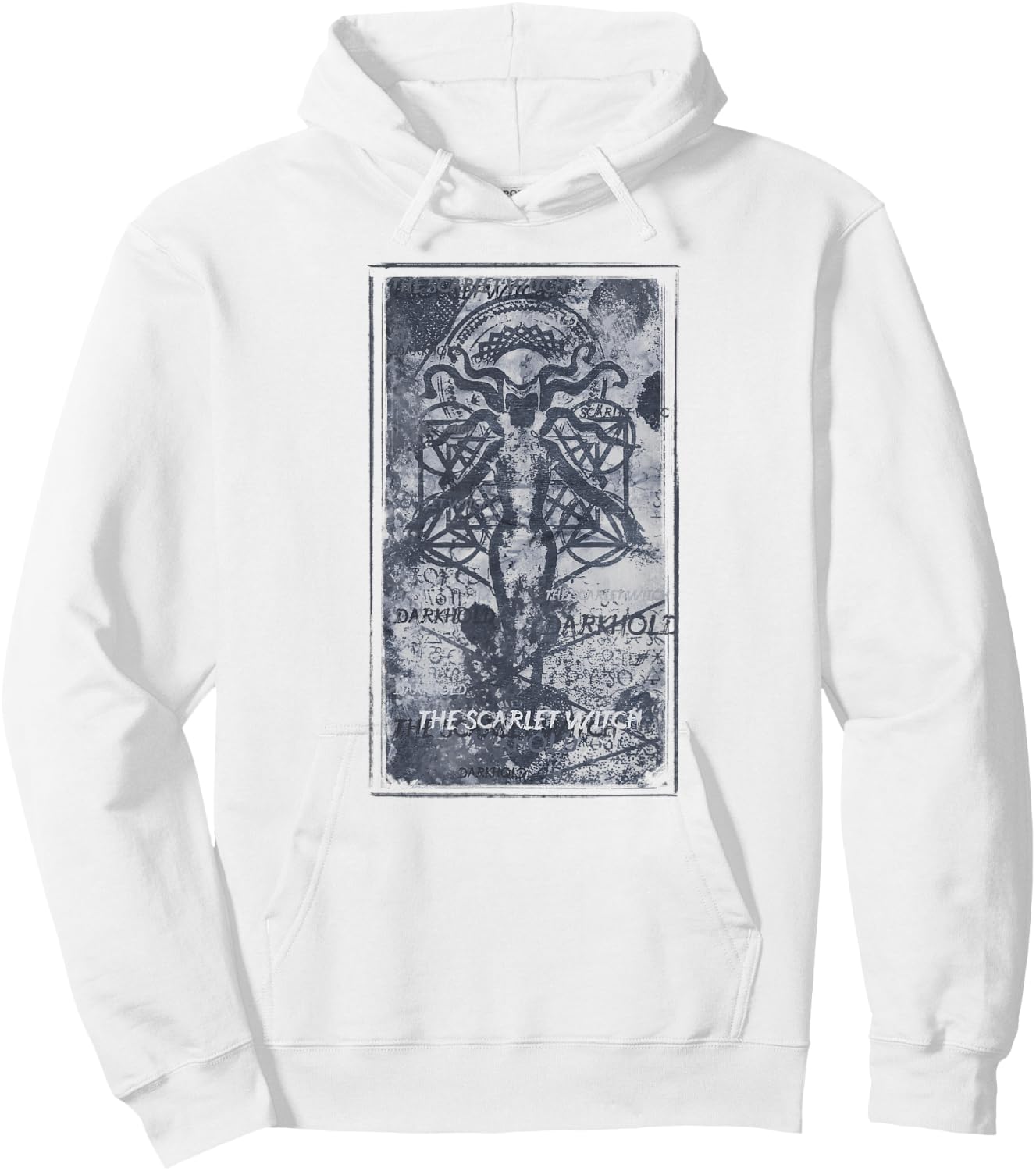 Marvel Doctor Strange the Scarlett Witch Darkhold Hoodie - Hoodie | White