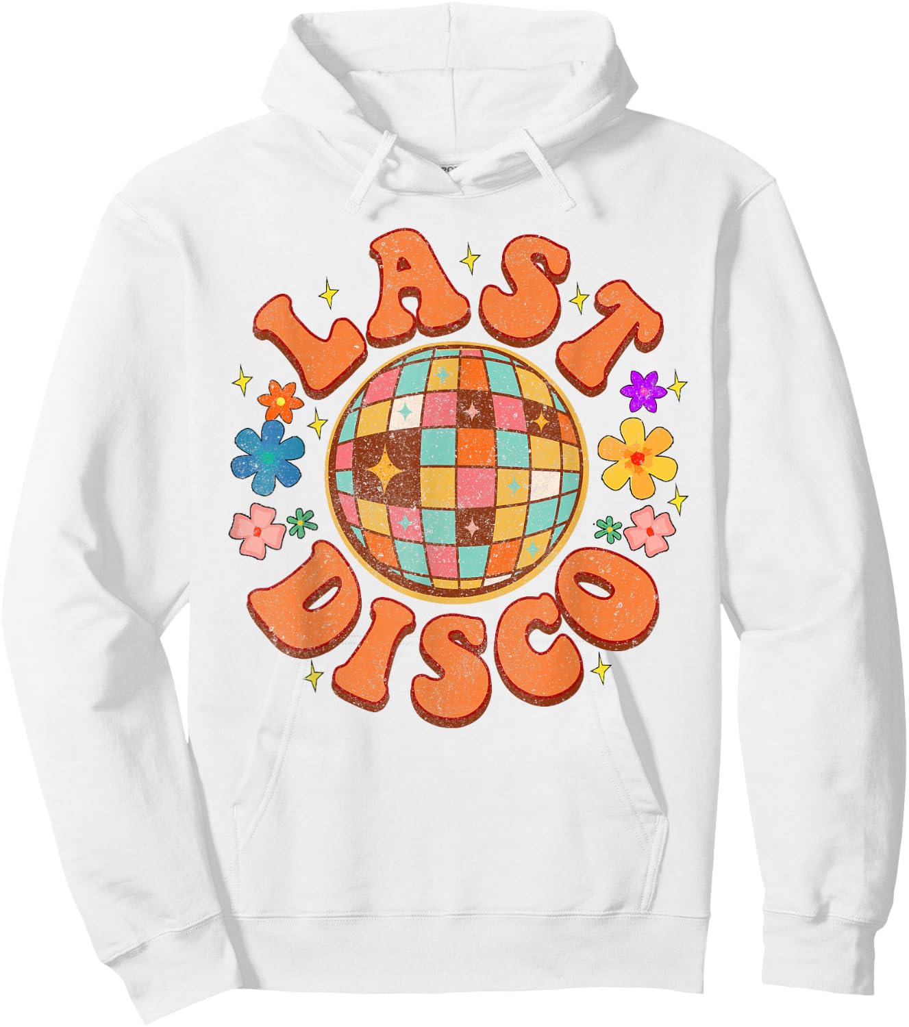 Last Disco Bride To Be Bridal Disco Bachelorette Matching Hoodie - Hoodie | White