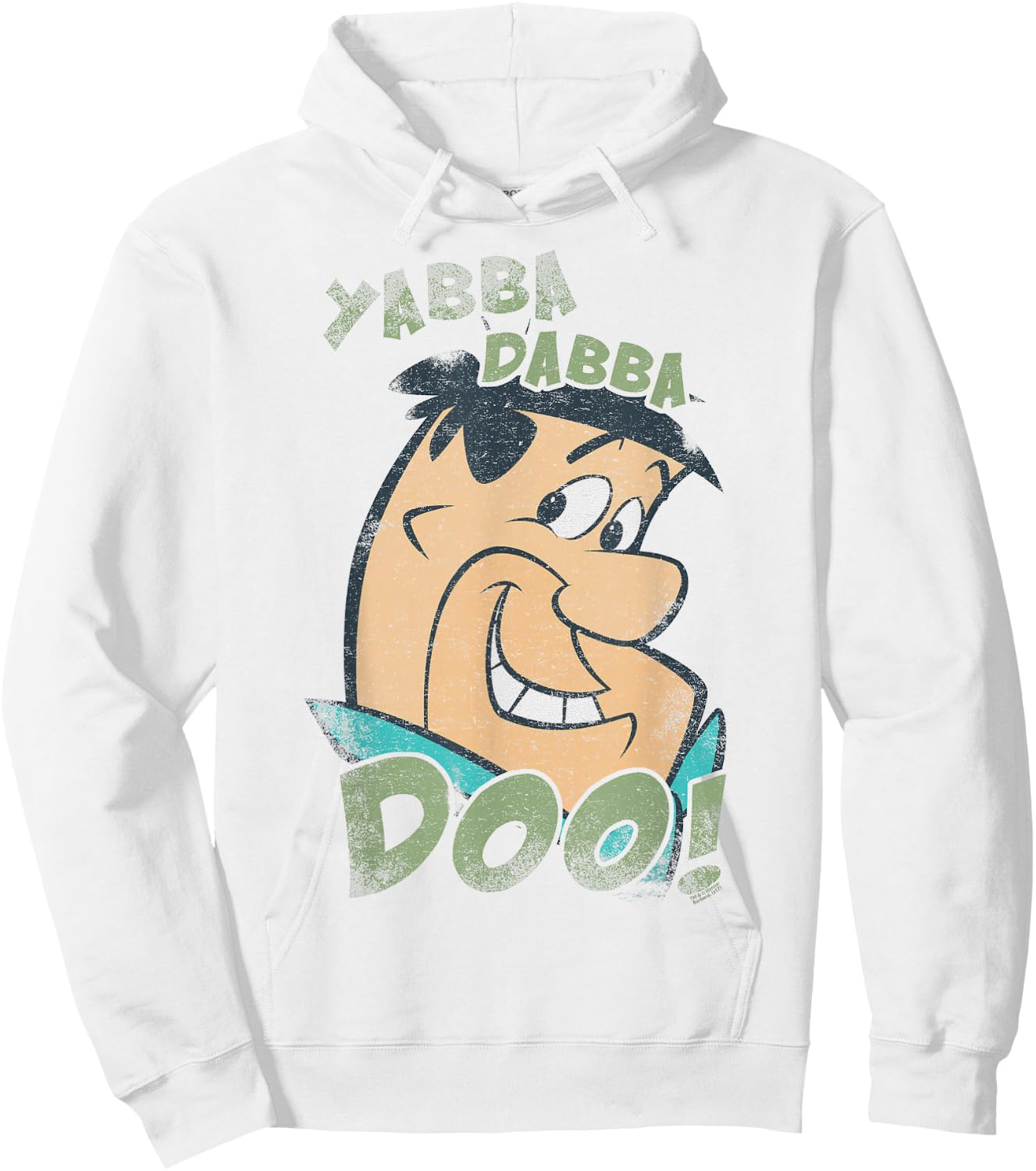 The Flintstones Vintage Yabba Hoodie - Hoodie | White