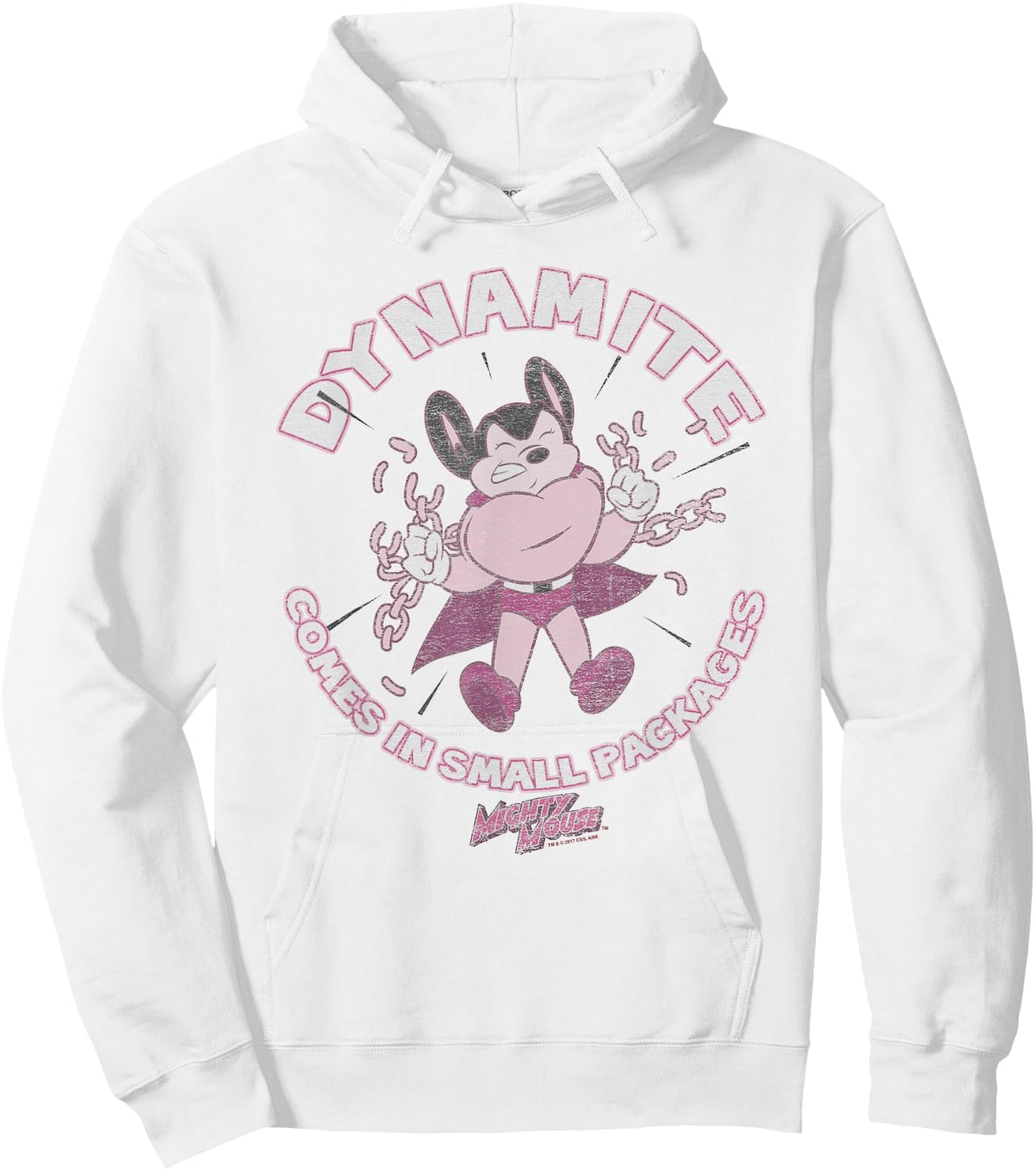 Mighty Mouse Dynamite Hoodie - Hoodie | White