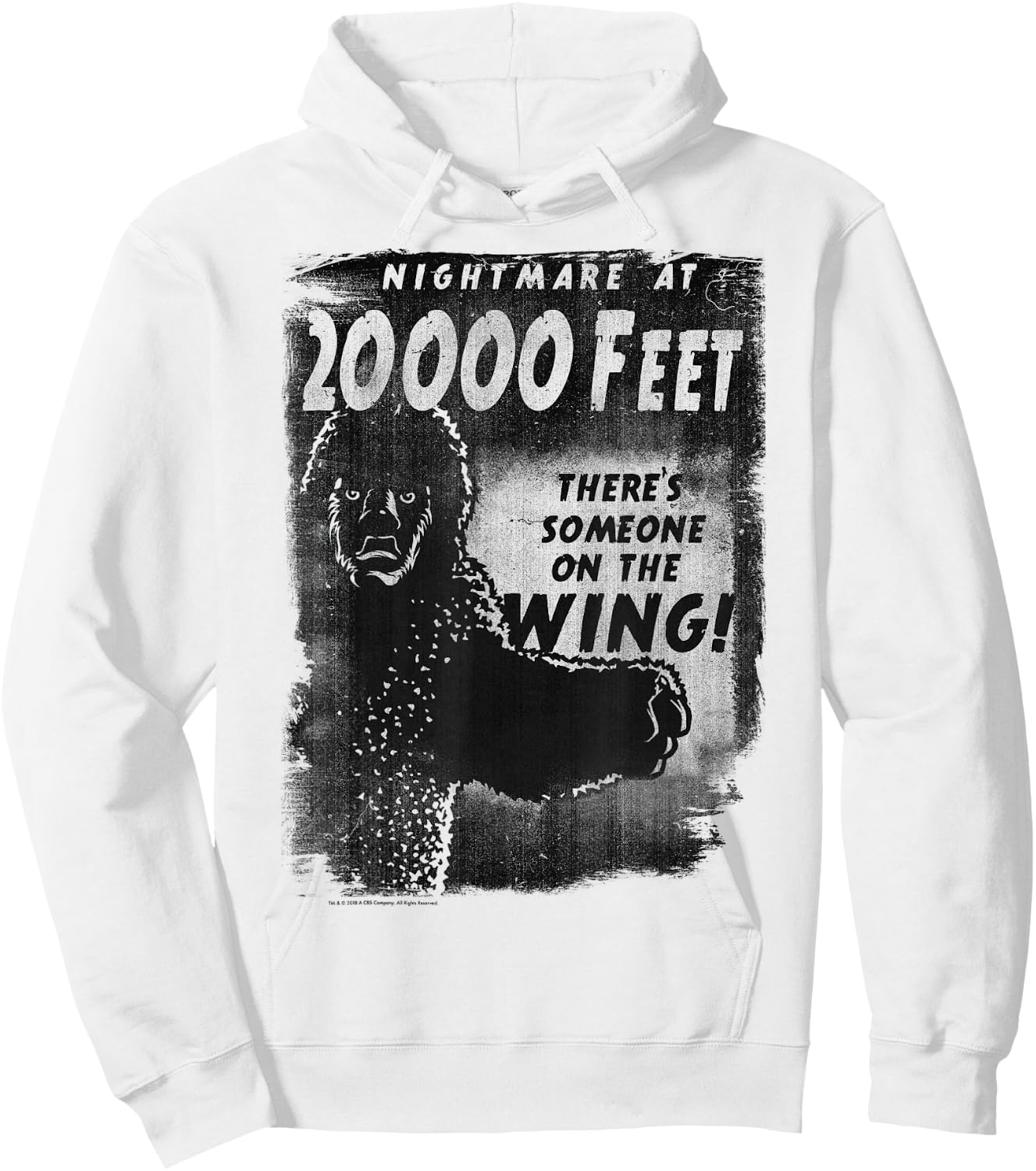 The Twilight Zone There's Something On The Wing Hoodie - Hoodie | White