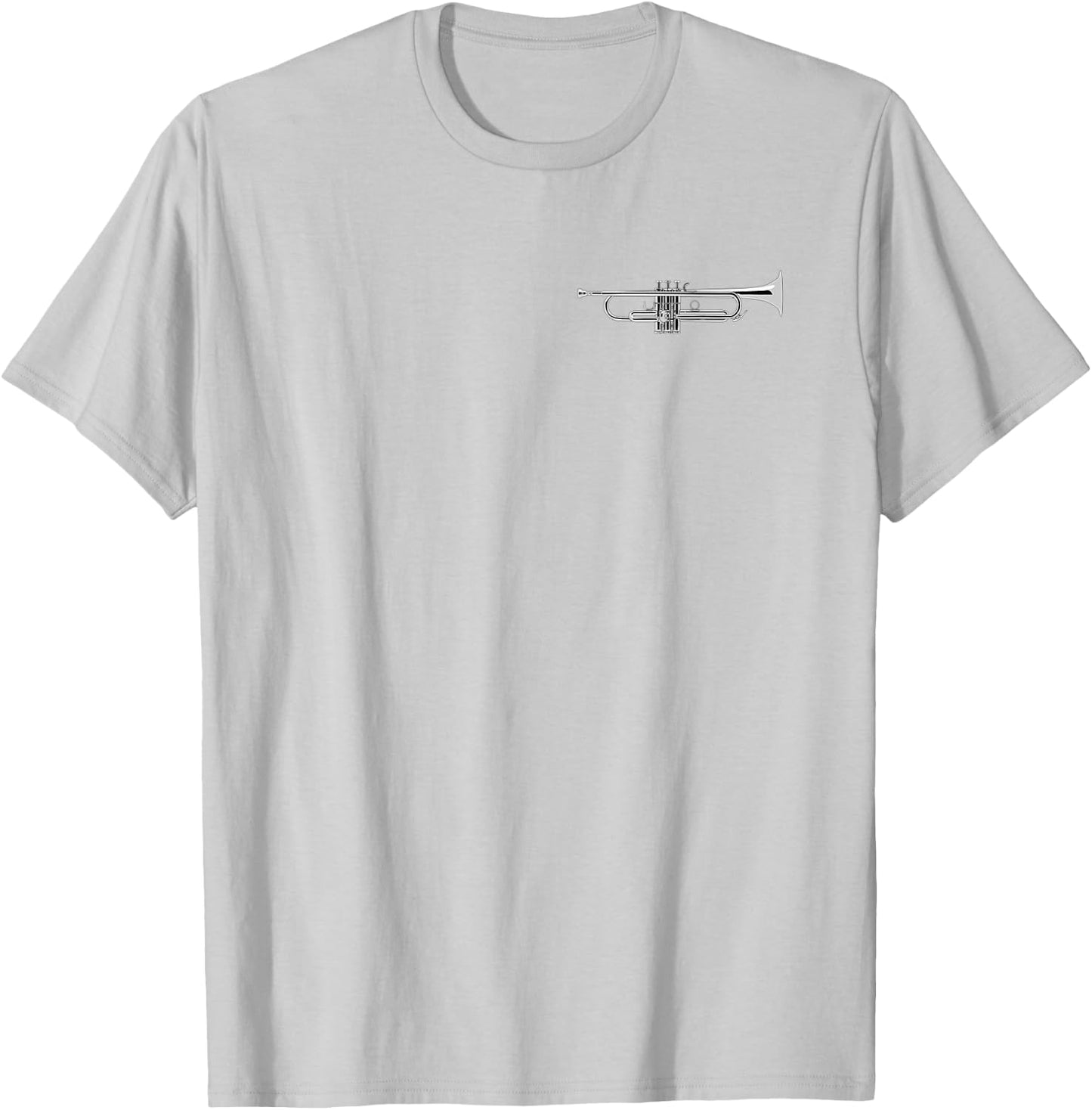 Eat Sleep March Repeat Funny Marching Band (2-Sided) T-Shirt - T-Shirt | Ash