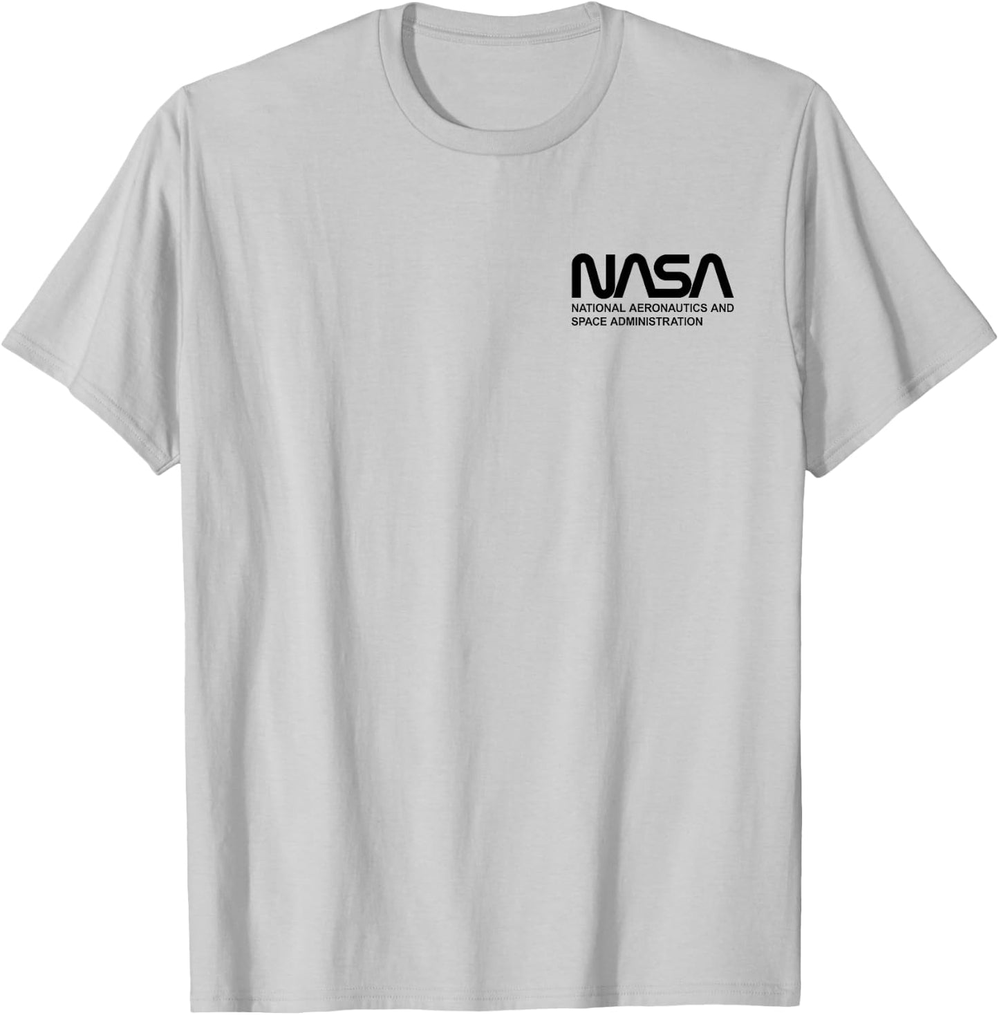NASA Astronaut Teddy-Bear Worm Logo T-Shirt - T-Shirt | Ash