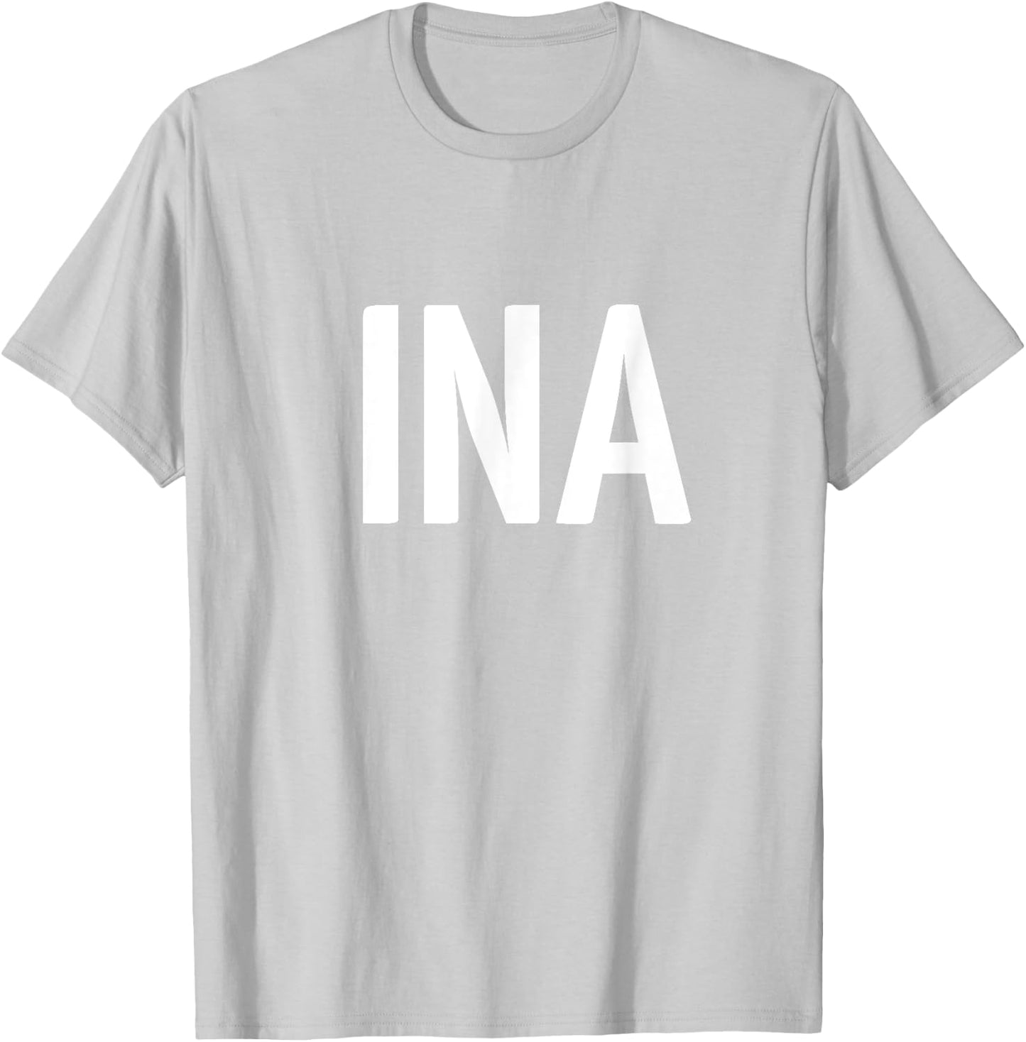 INA - Argentina Three Part Design - Argentinian Flag Part 3 T-Shirt - T-Shirt | Ash