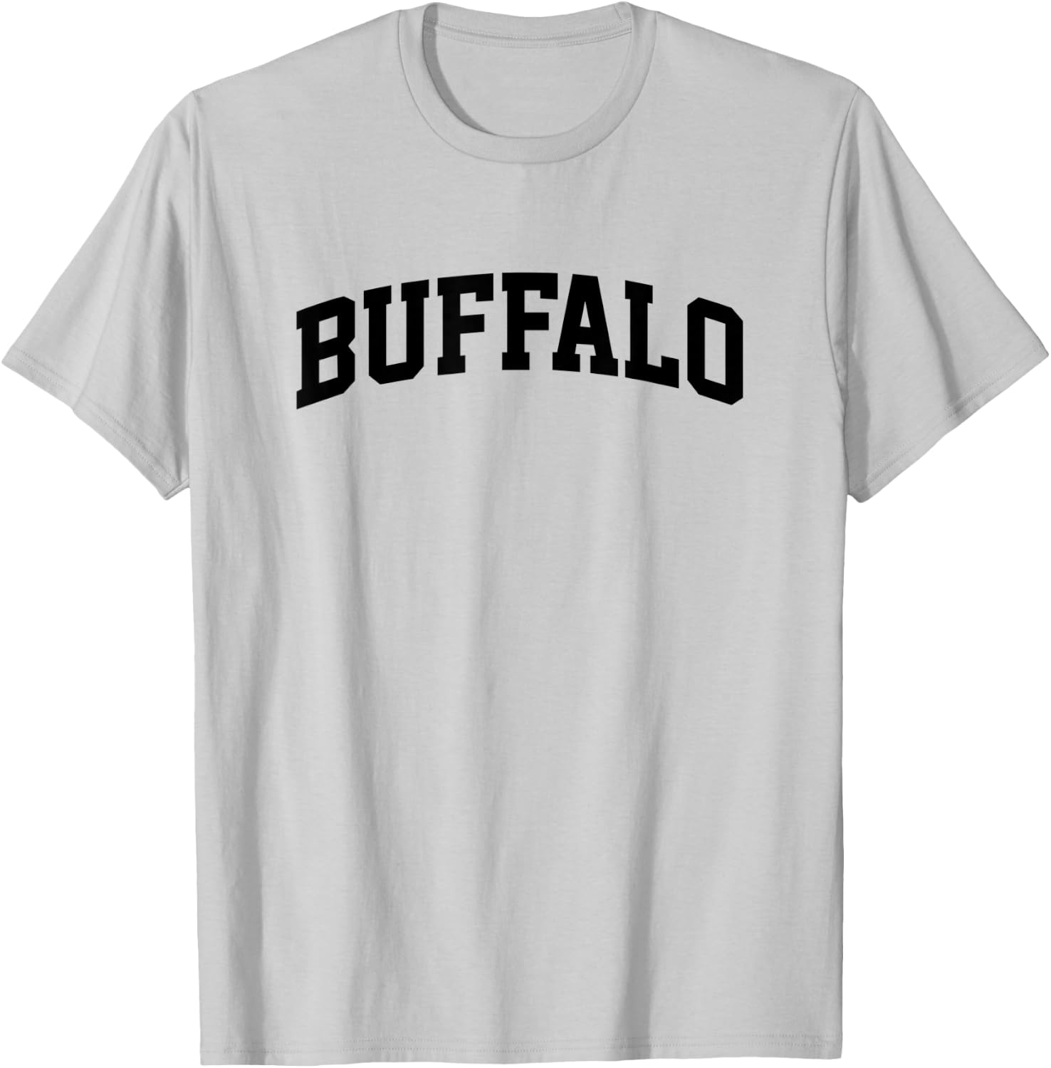 Buffalo Arch Vintage Athletic Sports Fan USA T-Shirt - T-Shirt | Ash