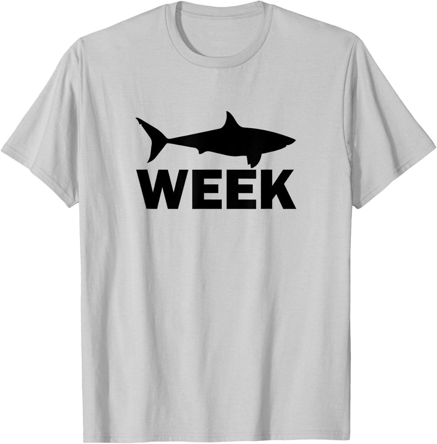 Week of Shark Funny Sharks Great Discovery Time T-Shirt - T-Shirt | Ash