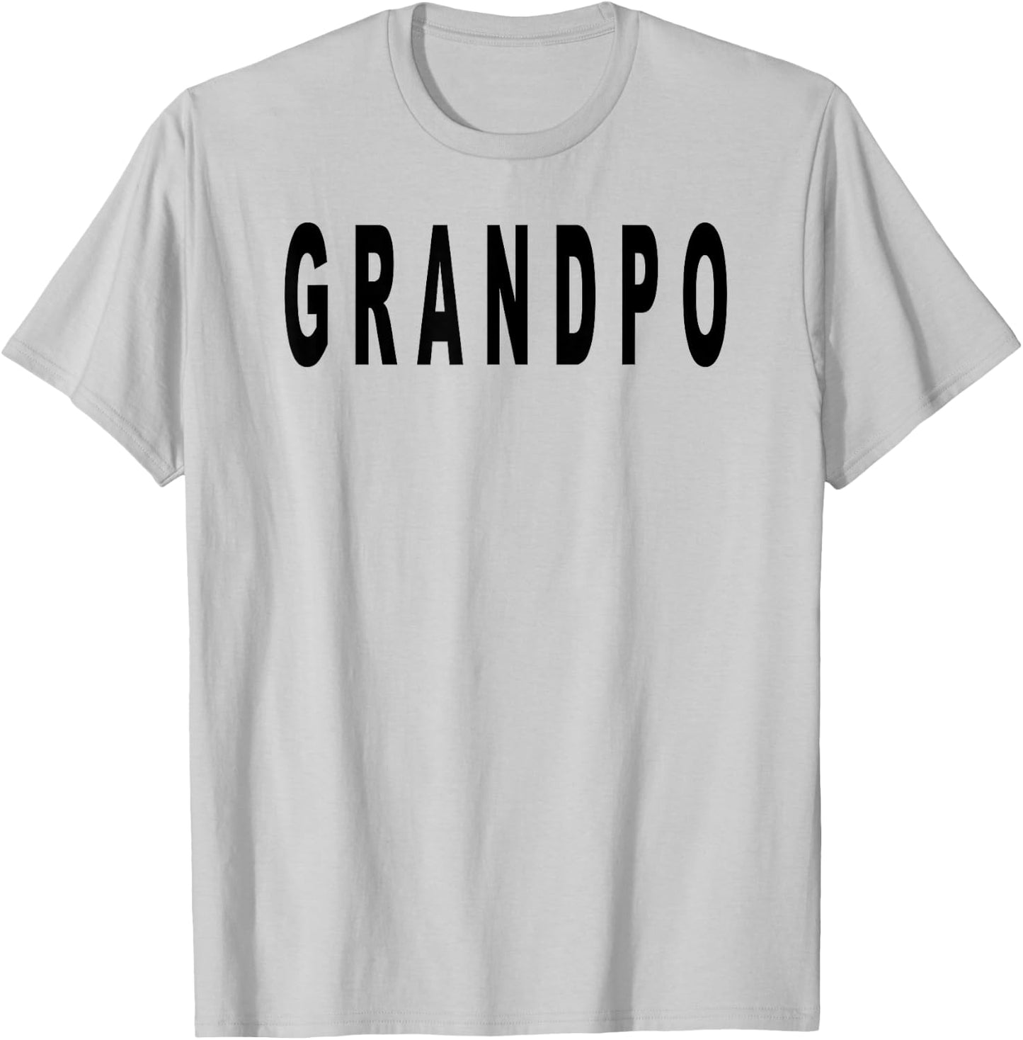 Grandpo For Grandpa Abuelo T-Shirt - T-Shirt | Ash