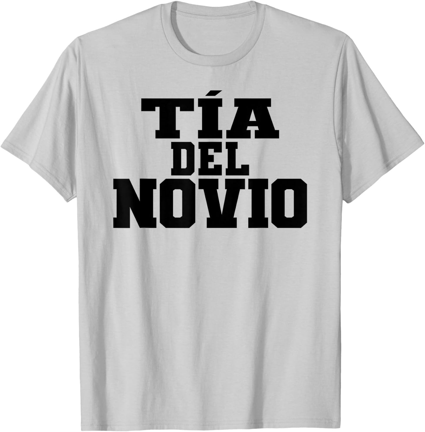 Tía Del Novio Aunt Of The Groom Spanish Matching Wedding T-Shirt - T-Shirt | Ash