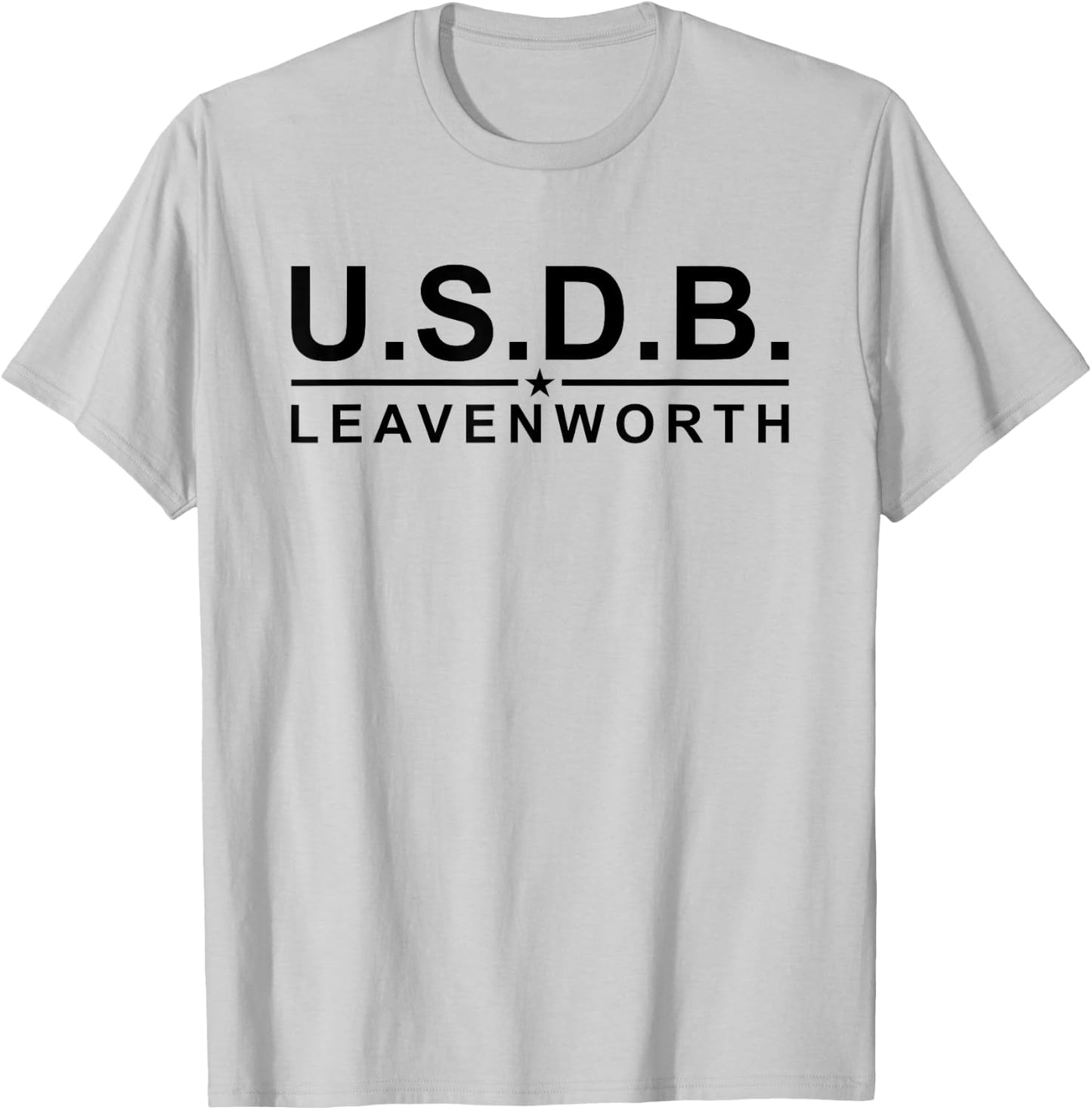 Usdb Fort Leavenworth Kansas T-Shirt - T-Shirt | Ash