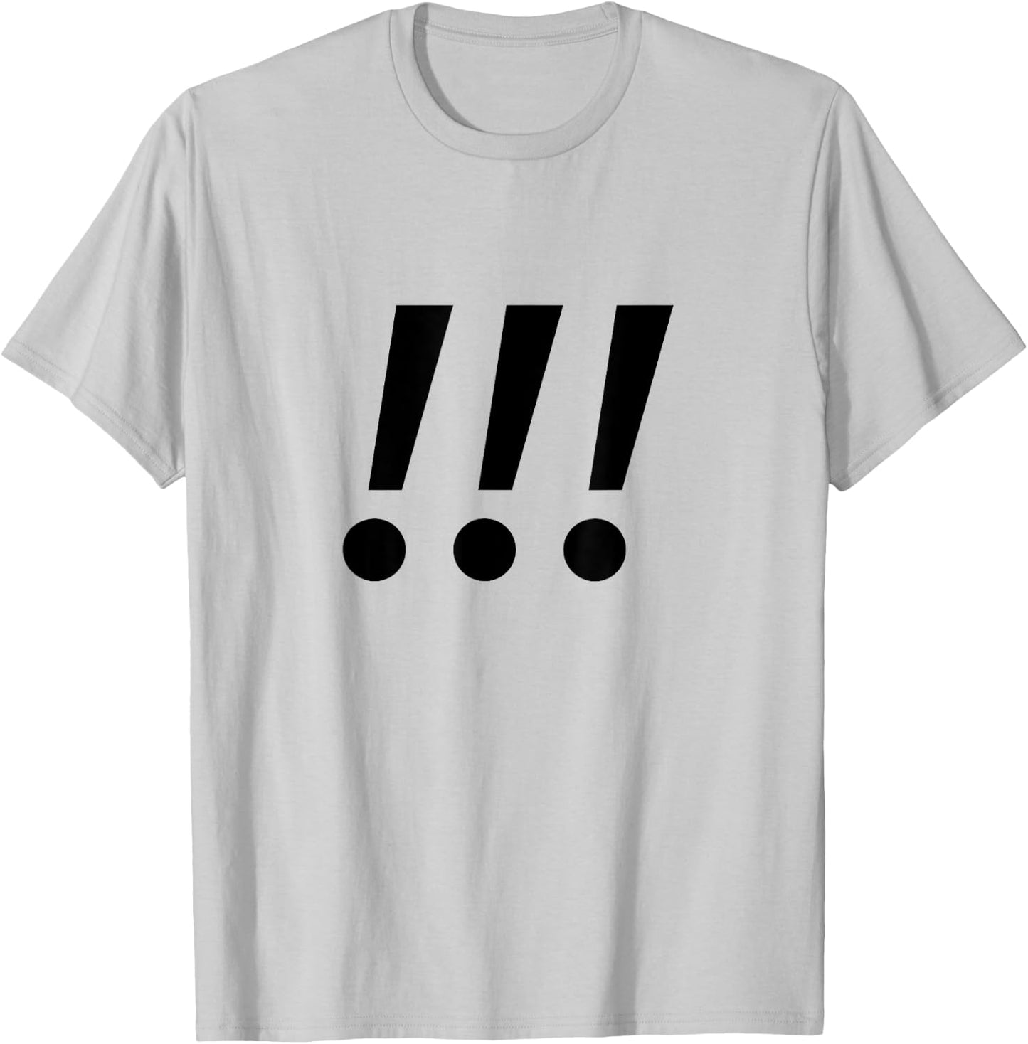 Exclamation Points T-Shirt - T-Shirt | Ash