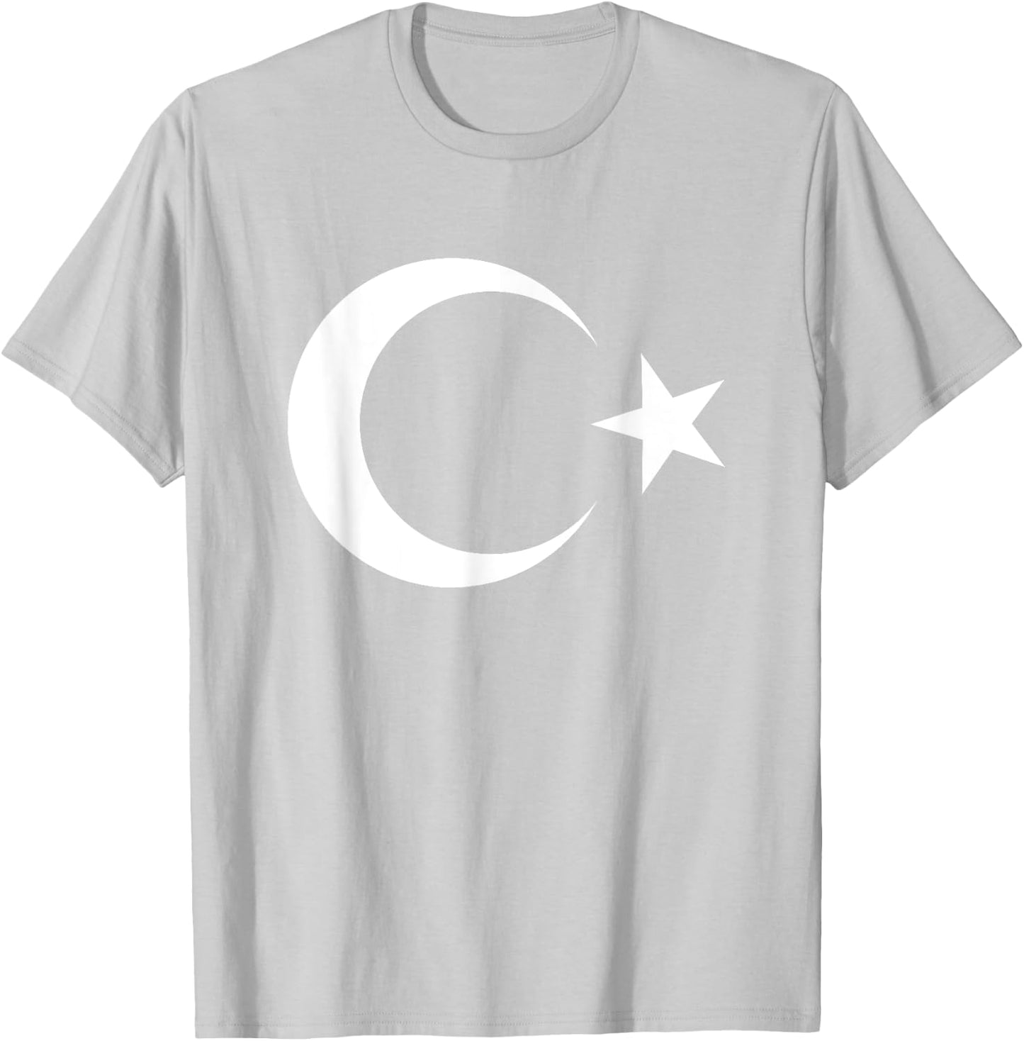 Turkish Flag T-Shirt - T-Shirt | Ash