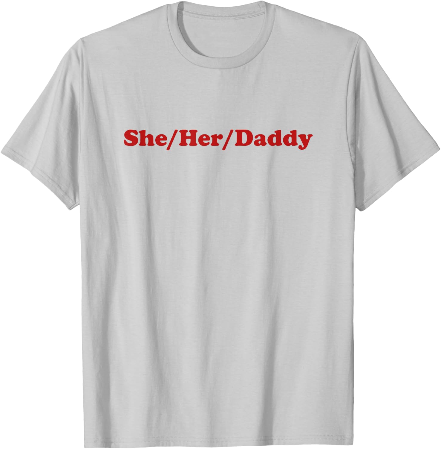 She/Her/Daddy Y2k Aesthetic Lesbian T-Shirt - T-Shirt | Ash