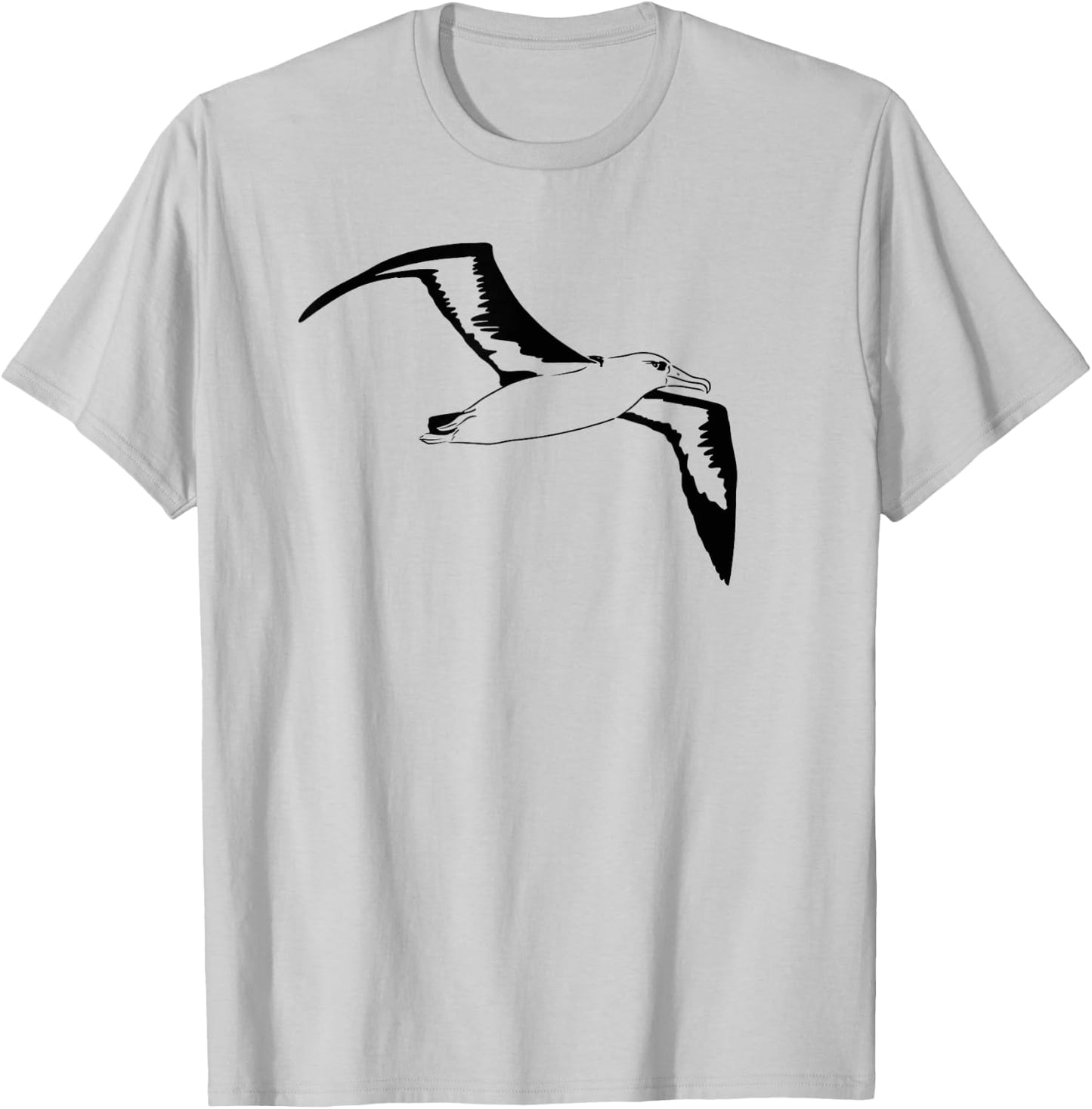 Flying Albatross Bird Seabird Gift Adult Men Women Kids T-Shirt - T-Shirt | Ash